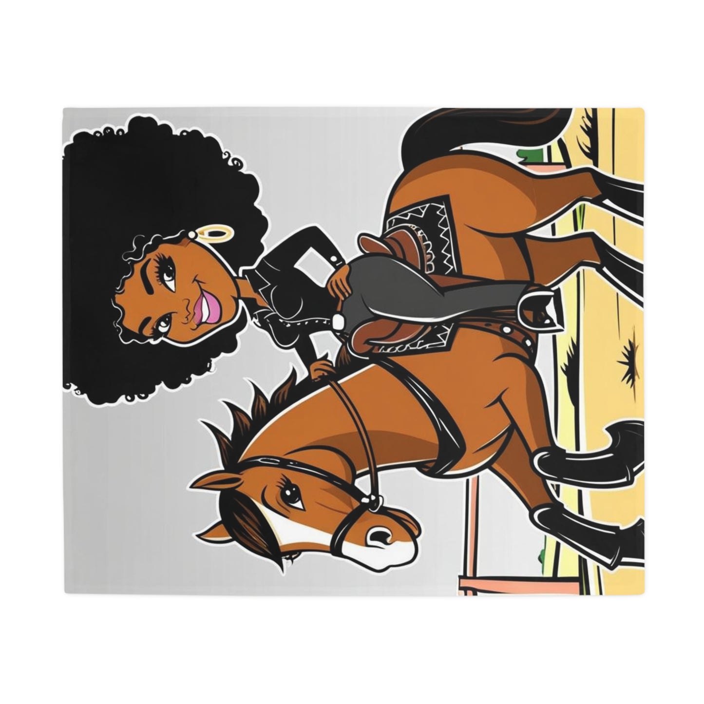 Confident Woman Plush Fleece Blanket