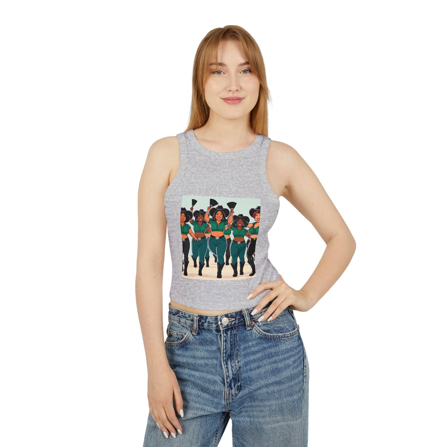Group Dancers Racer Tank Top