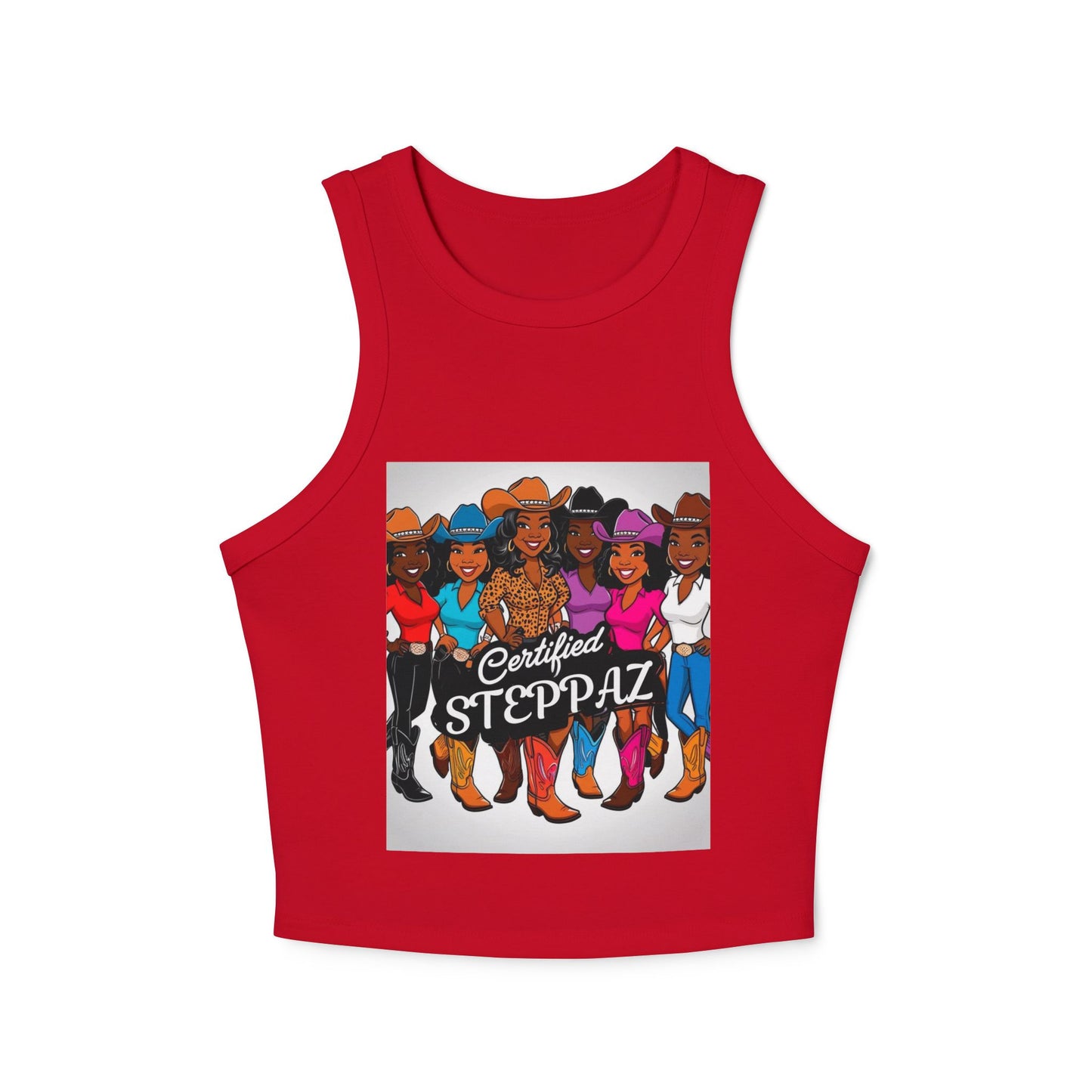 Certified Steppaz Micro Rib Racer Tank Top