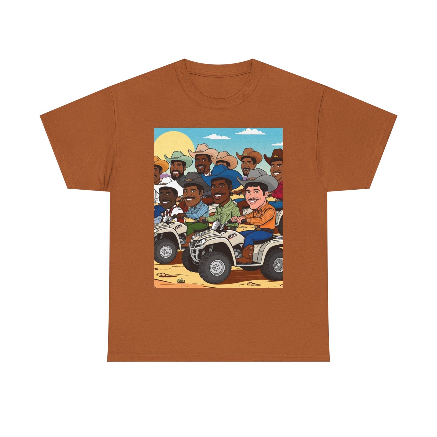 Retro Cowboy Adventure Unisex Cotton Tee