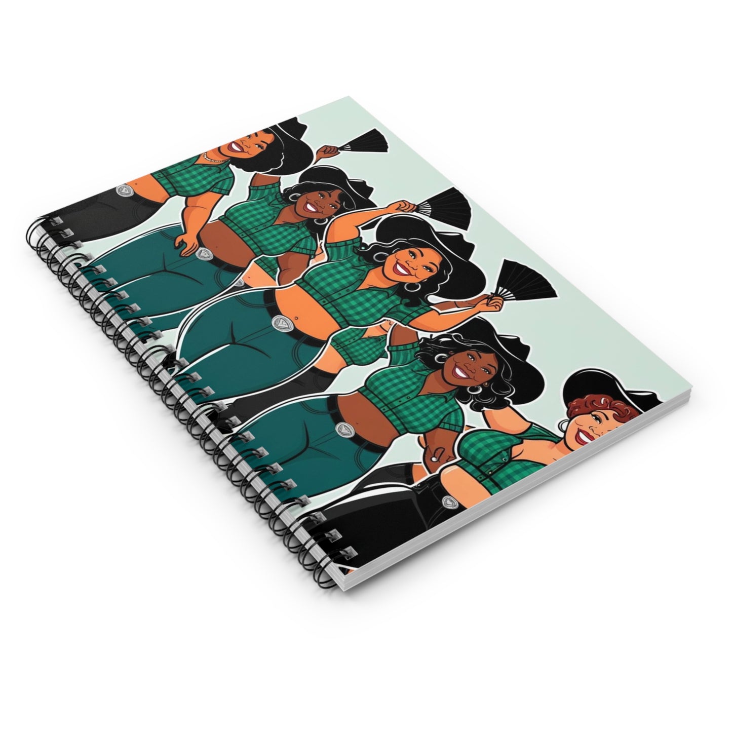 Group Dancers Spiral Notebook
