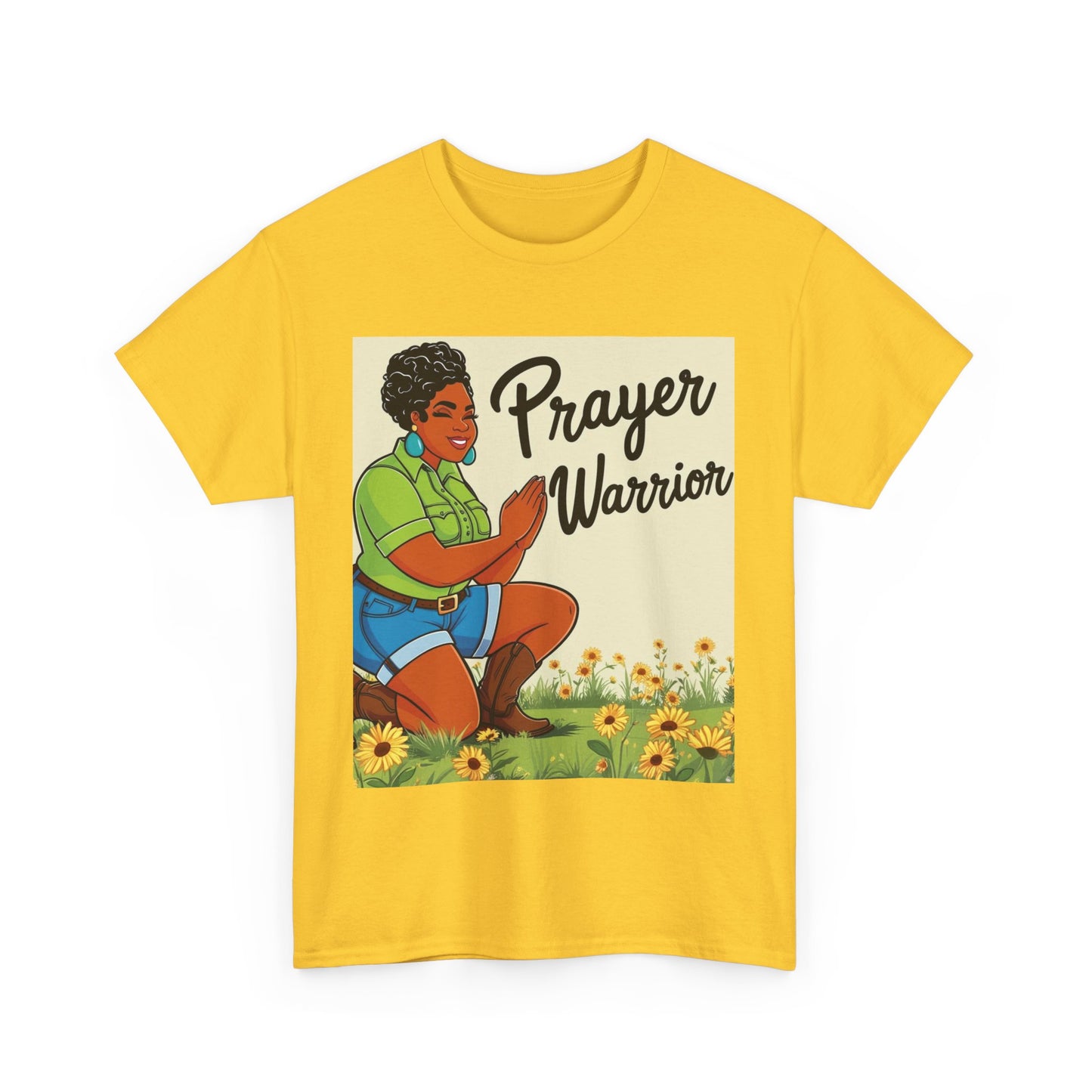 Prayer Warrior Unisex Cotton Tee