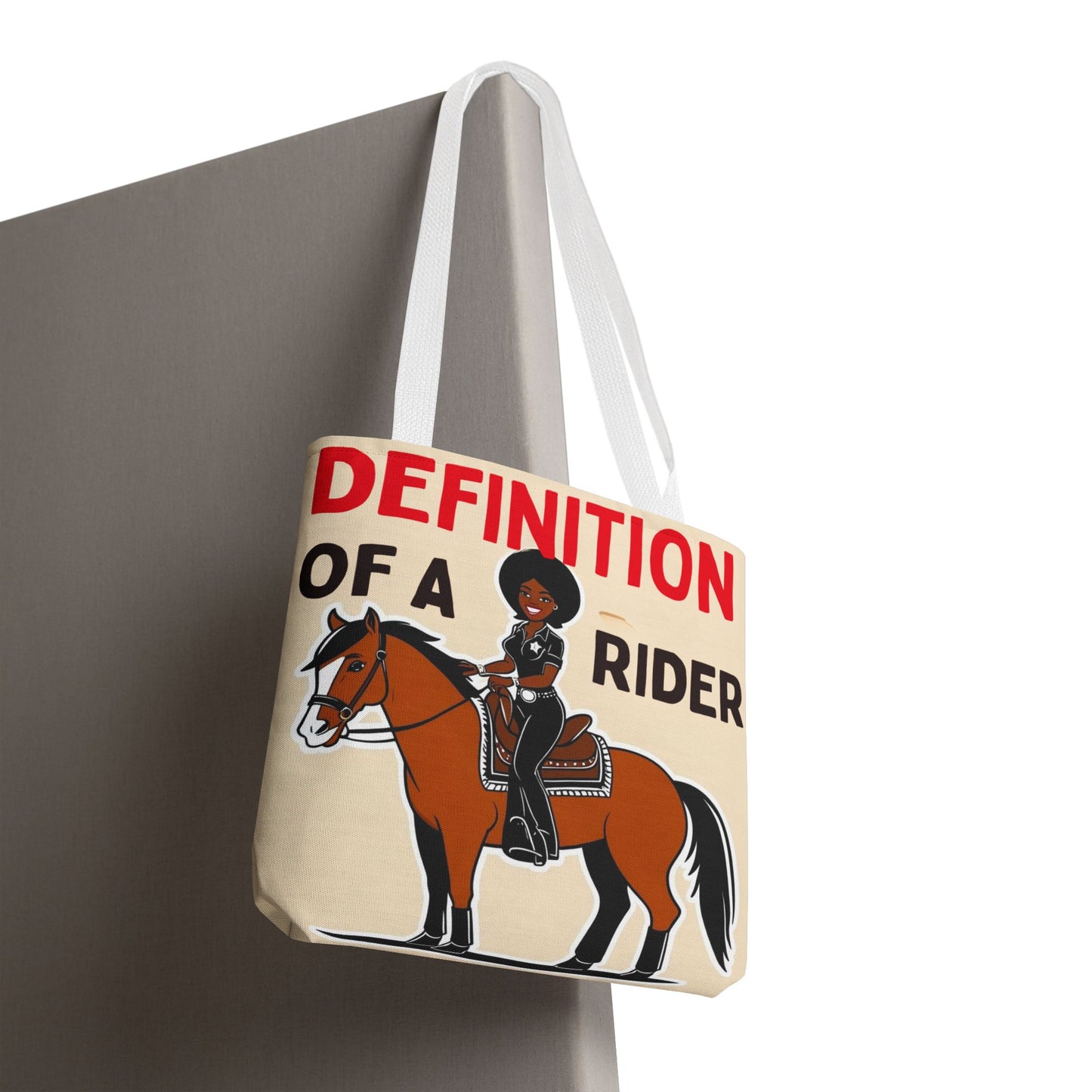 Definition of a Rider Tote Bag