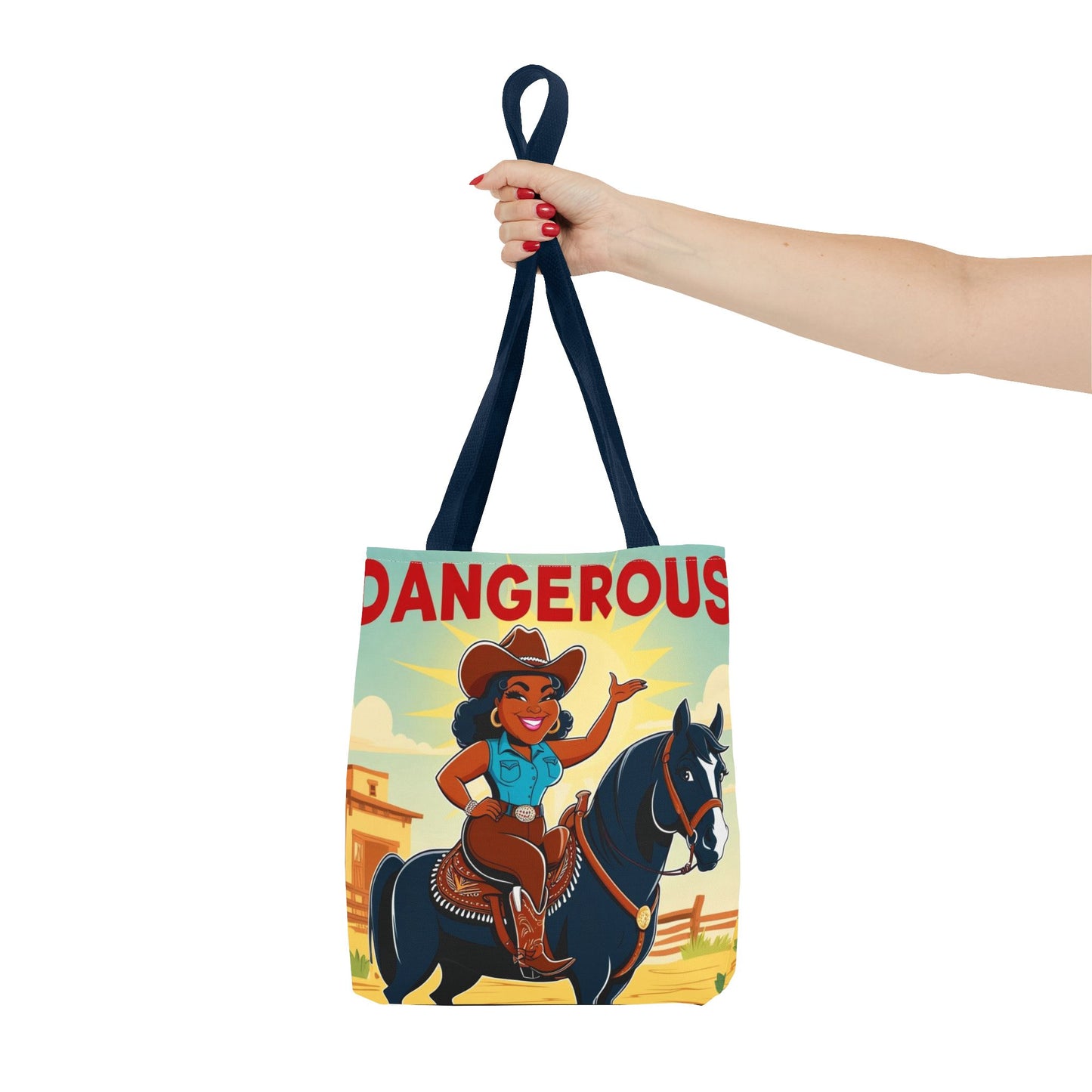 Dangerous Cowgirl Tote Bag
