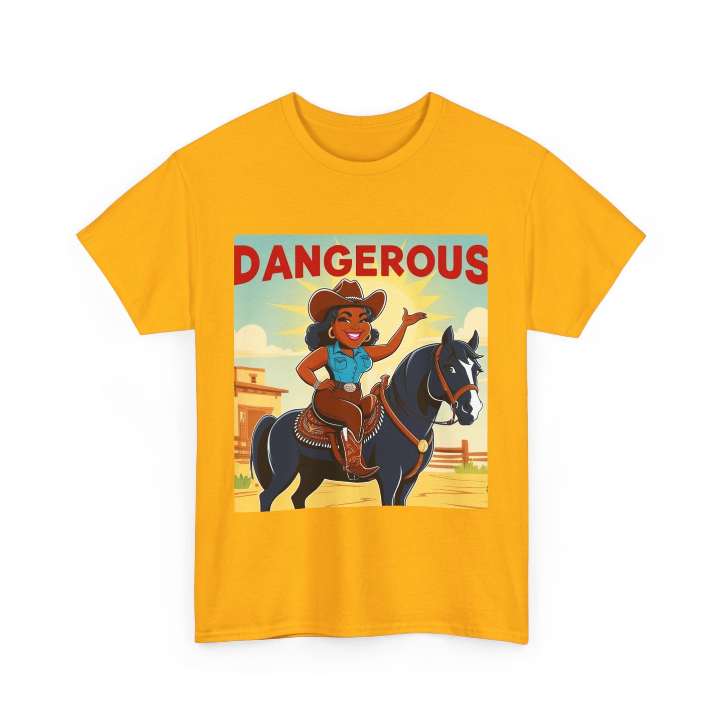 Dangerous Cowgirl Unisex Cotton Tee