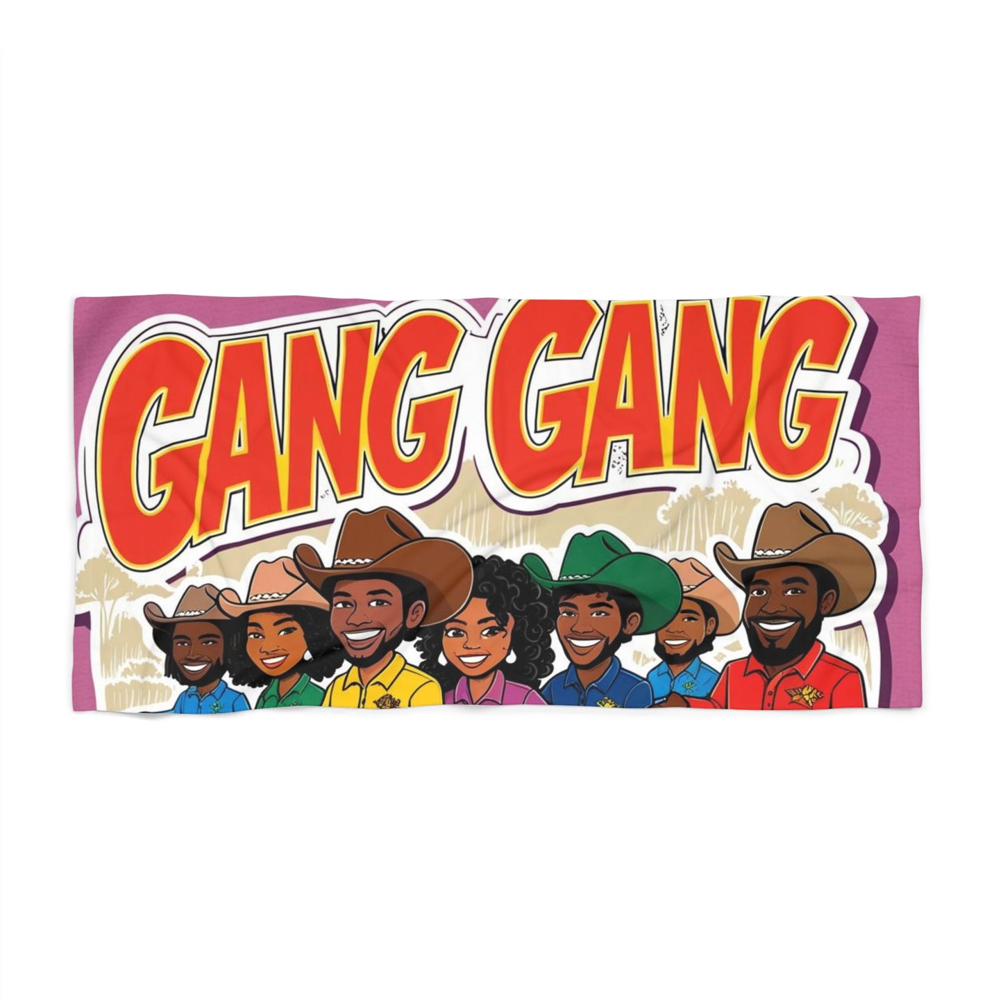 Retro Quad Gang Beach Towel