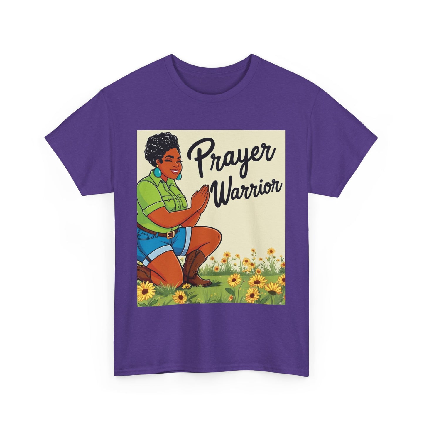 Prayer Warrior Unisex Cotton Tee
