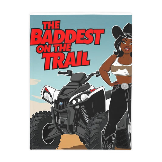 Baddest on the Trail Plush Fleece Blanket