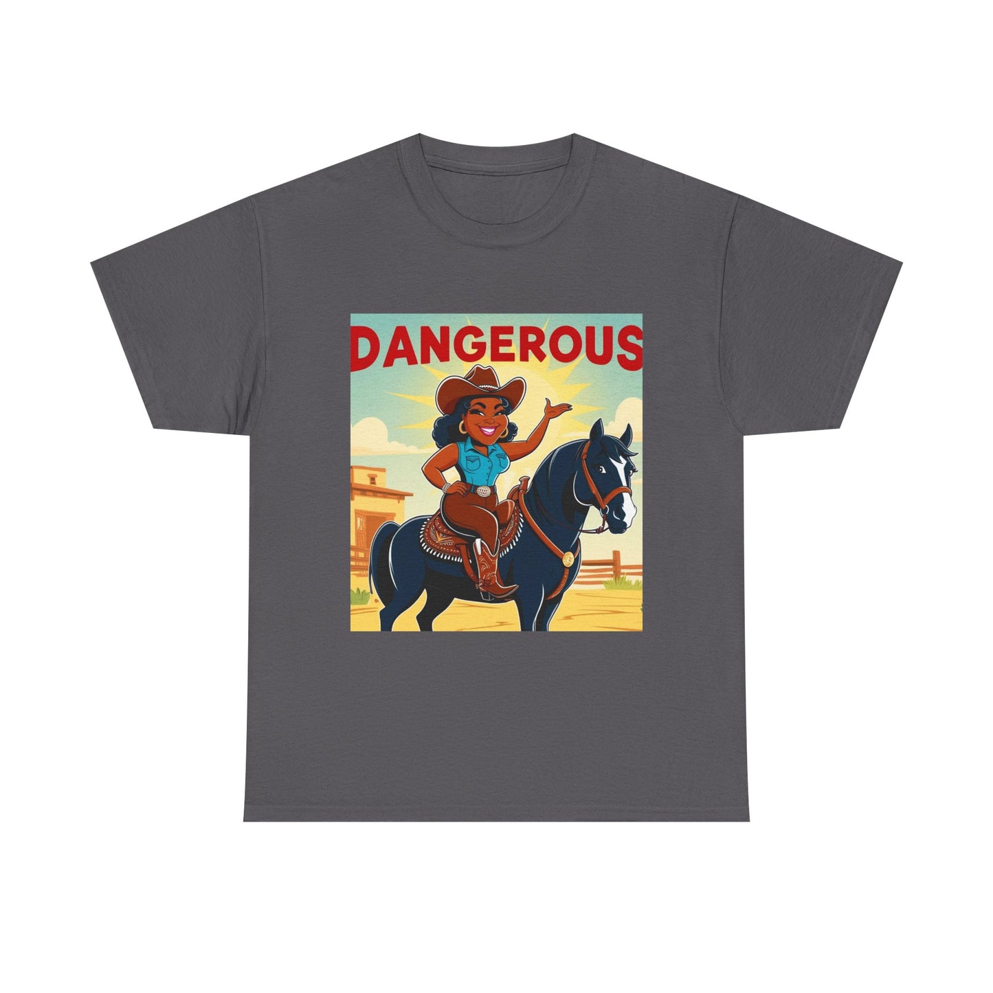 Dangerous Cowgirl Unisex Cotton Tee