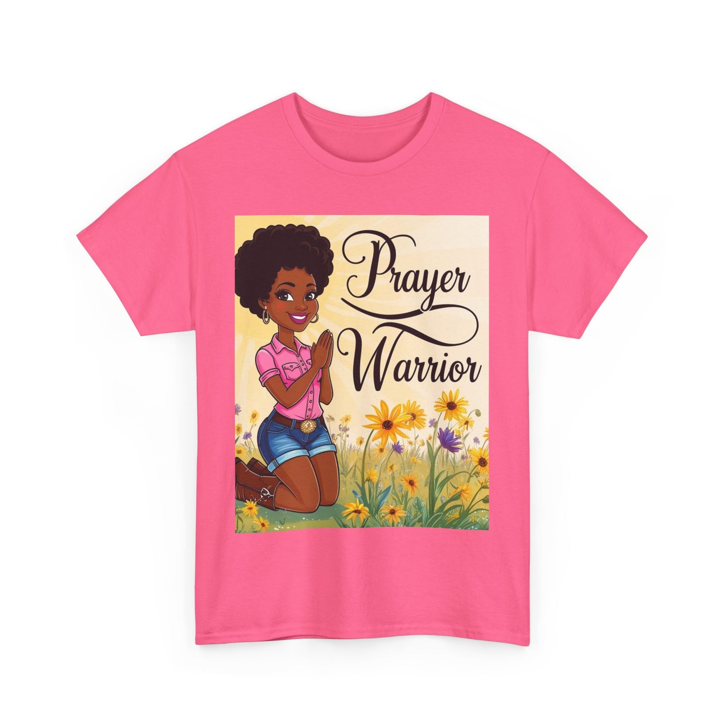 Prayer Warrior 2-More Colors Unisex Heavy Cotton Tee