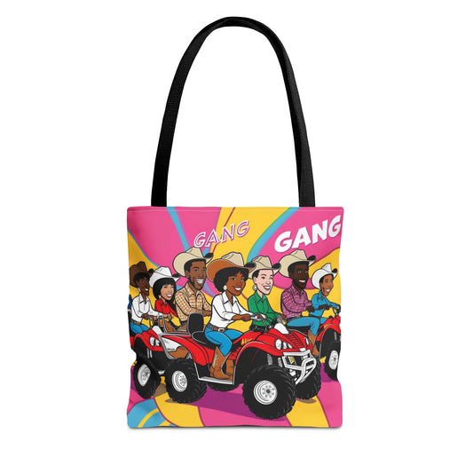 Retro Quad Gang Tote Bag
