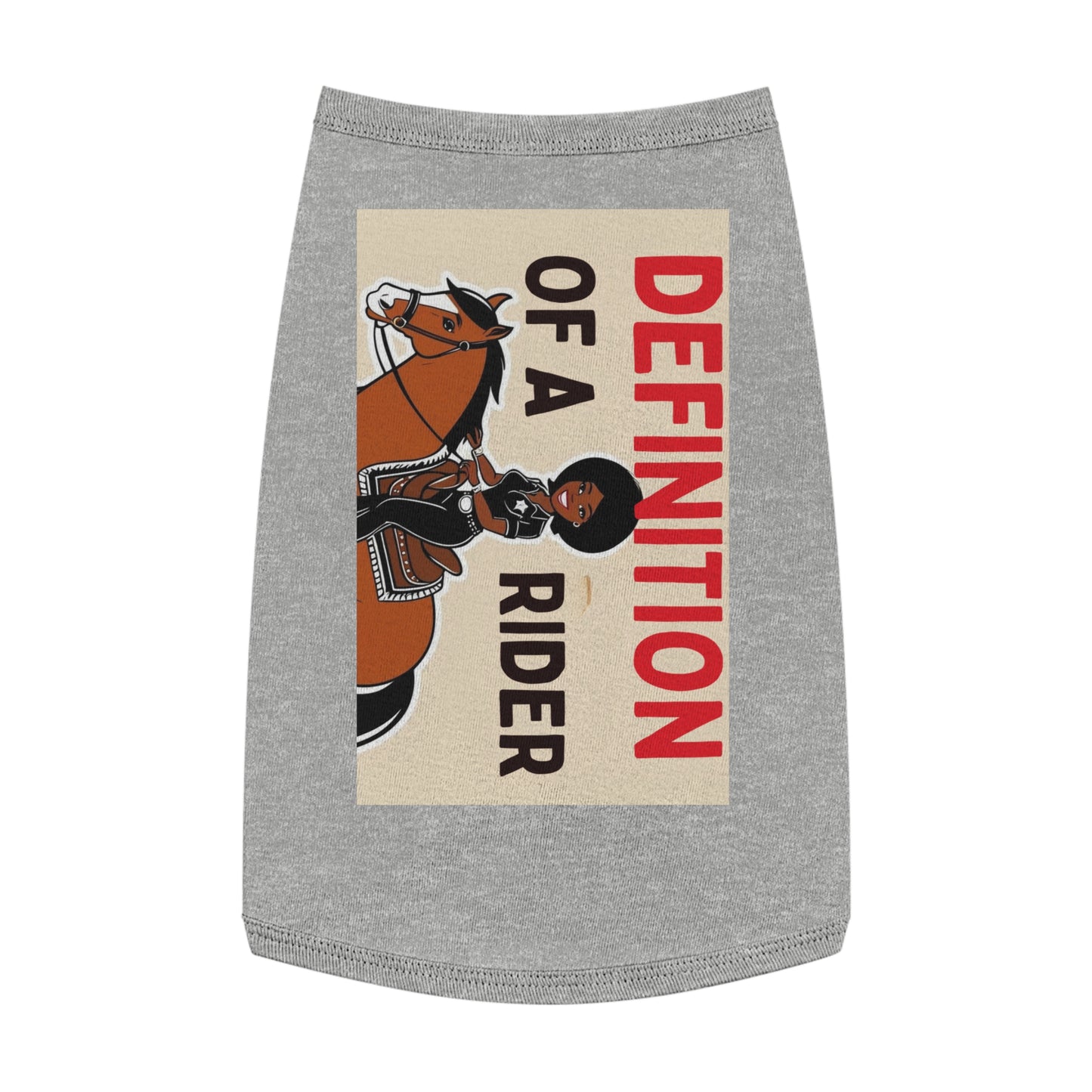 Definition of a Rider Pet Tank Top