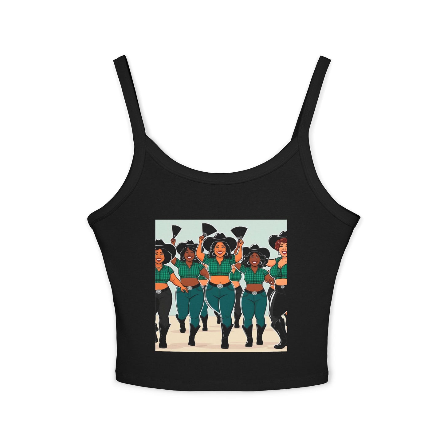 Group Dancers Spaghetti Strap Tank Top