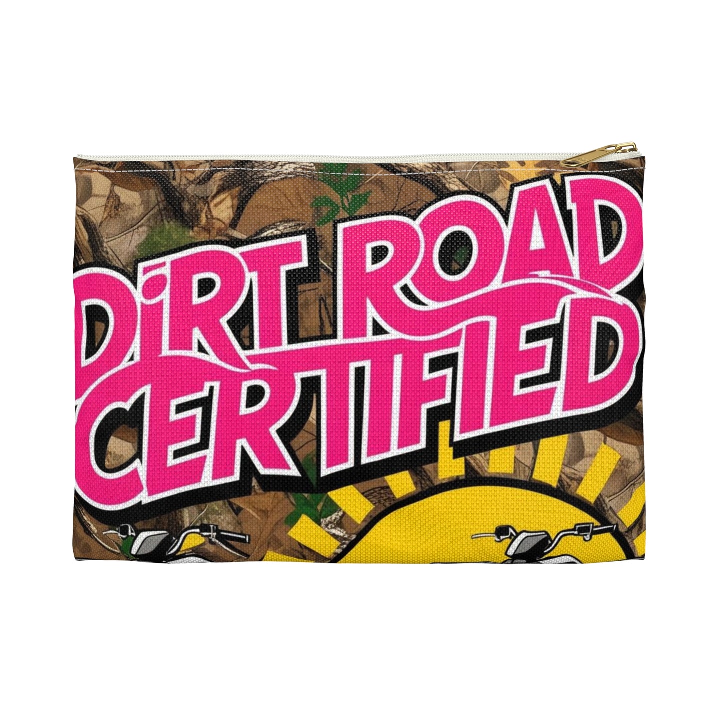 Dirt Road Certified Pink Accessory Pouch
