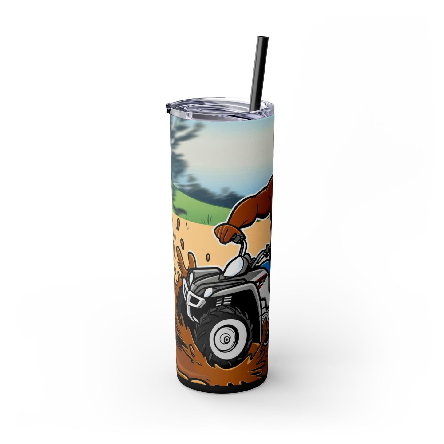 Big Boy Skinny Tumbler with Straw, 20oz
