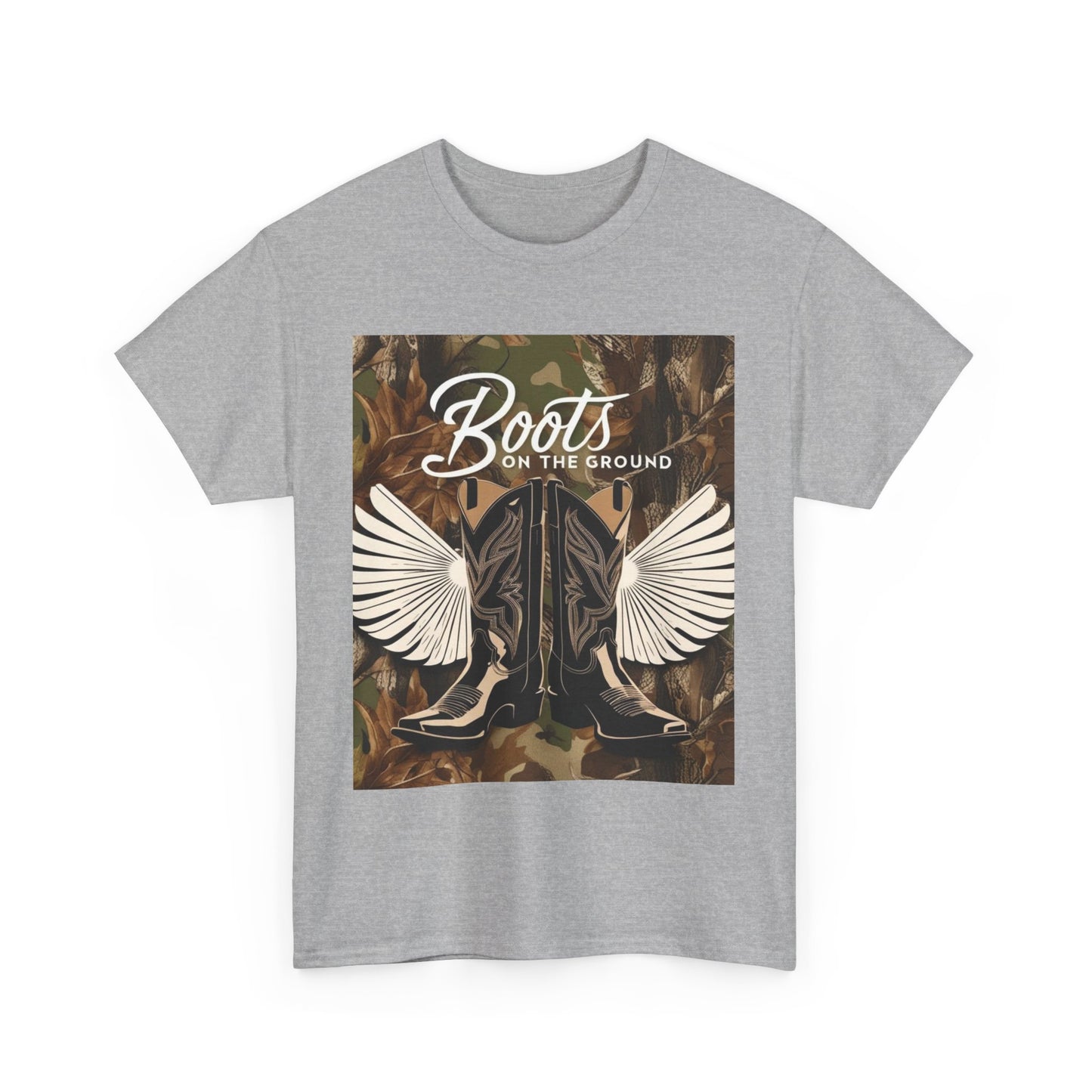Boots On The Ground Unisex Cotton Tee 2-More Colors