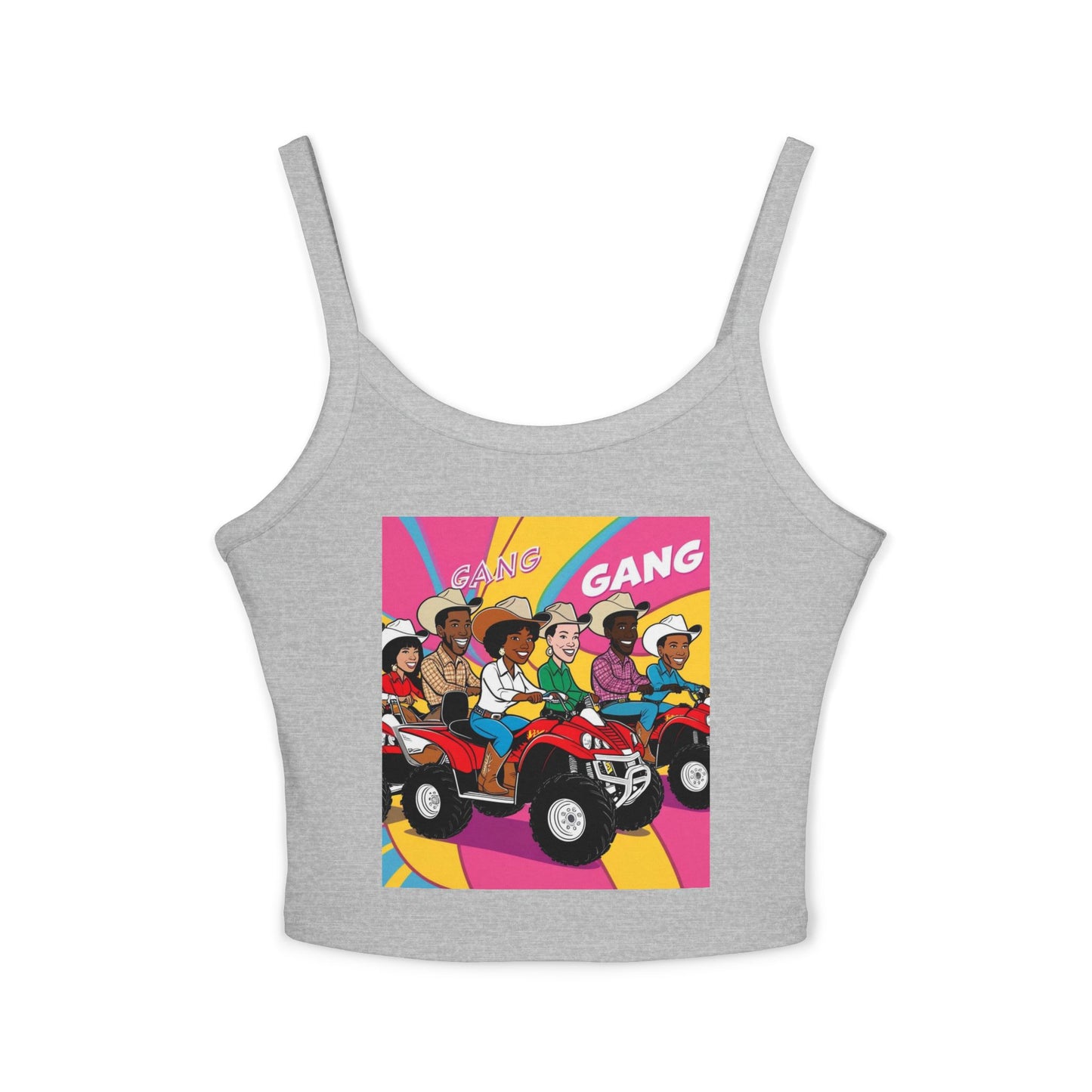 Retro Quad Gang Women's Spaghetti Strap Tank Top
