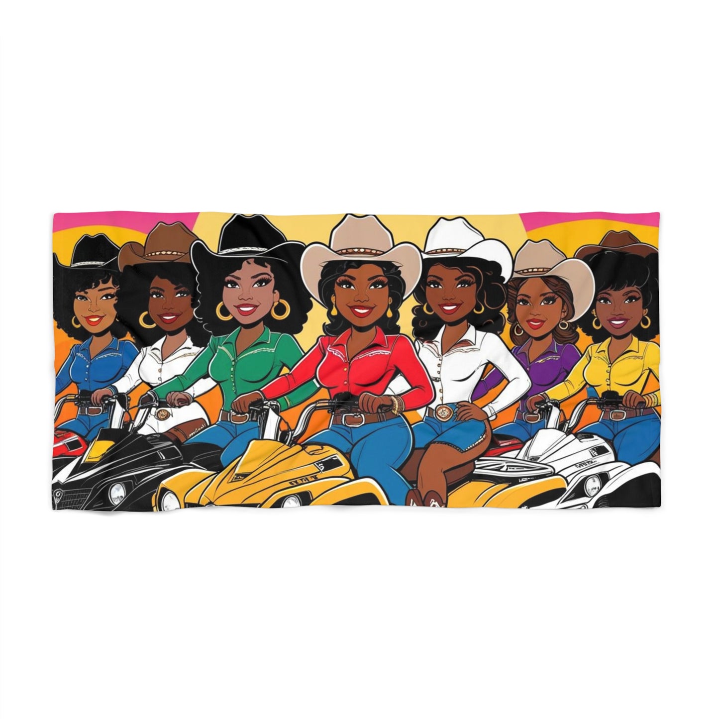 Bright Melanin Beach Towel