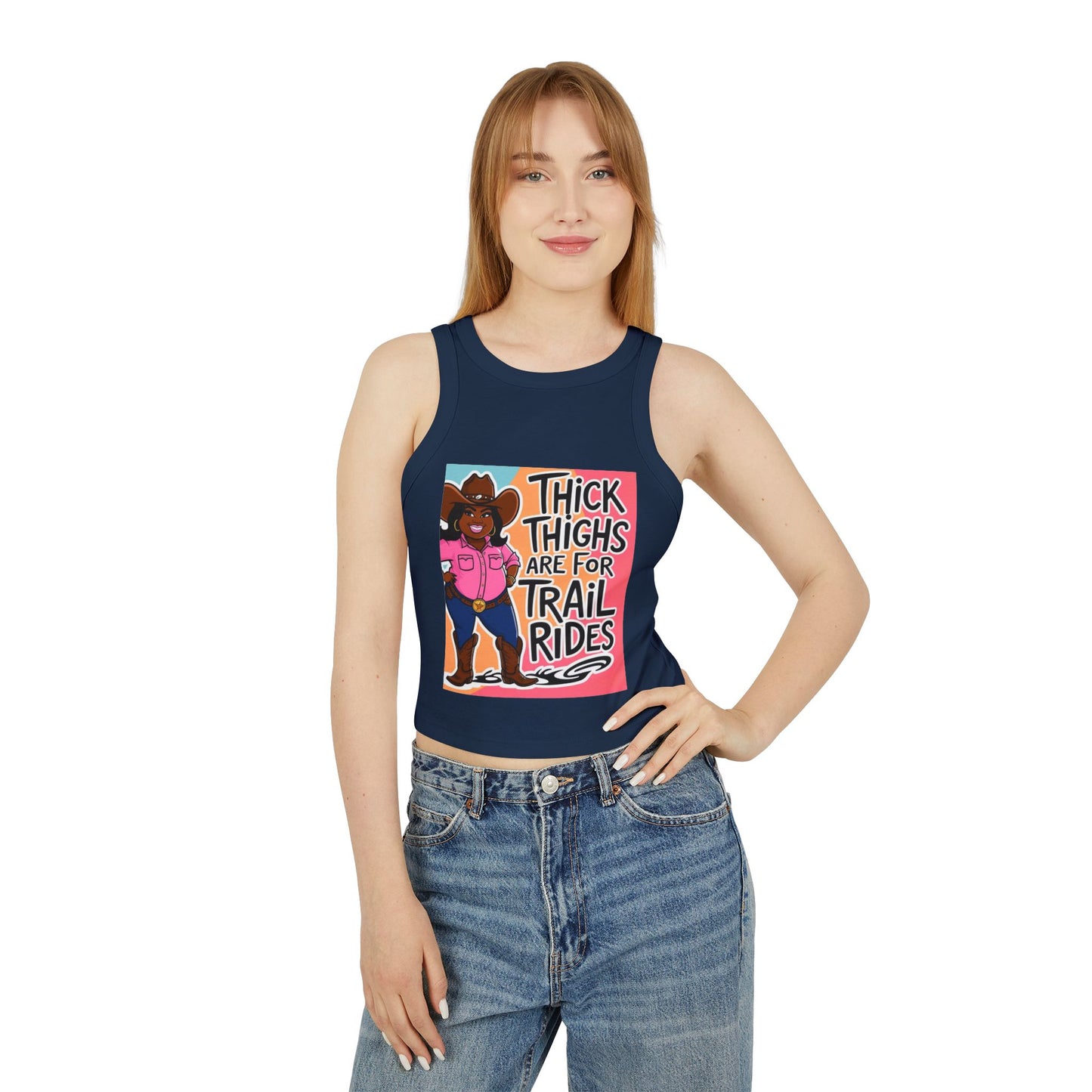 Thick Thighs 2 Women's Micro Rib Racer Tank Top