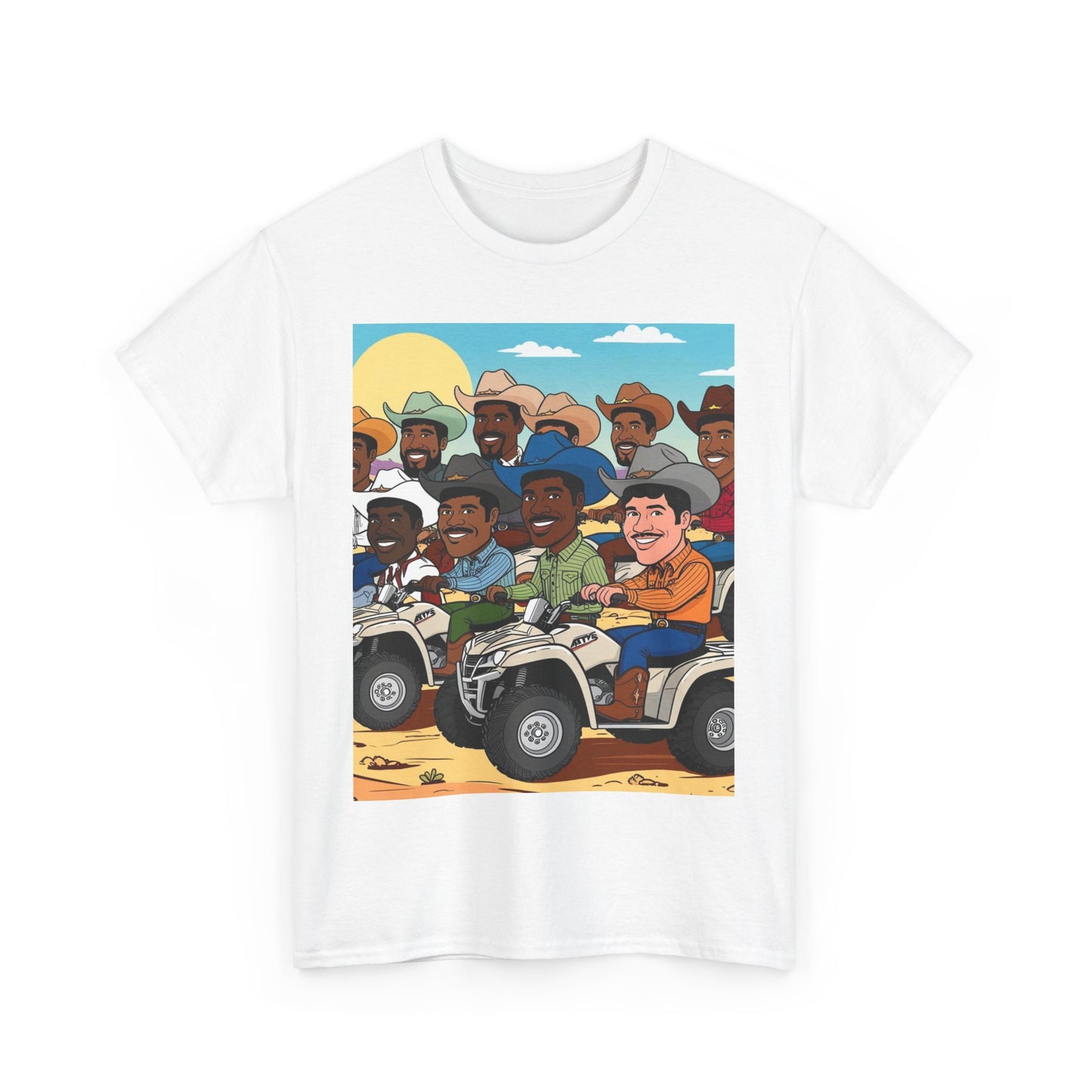 Retro Cowboy Adventure Unisex Cotton Tee