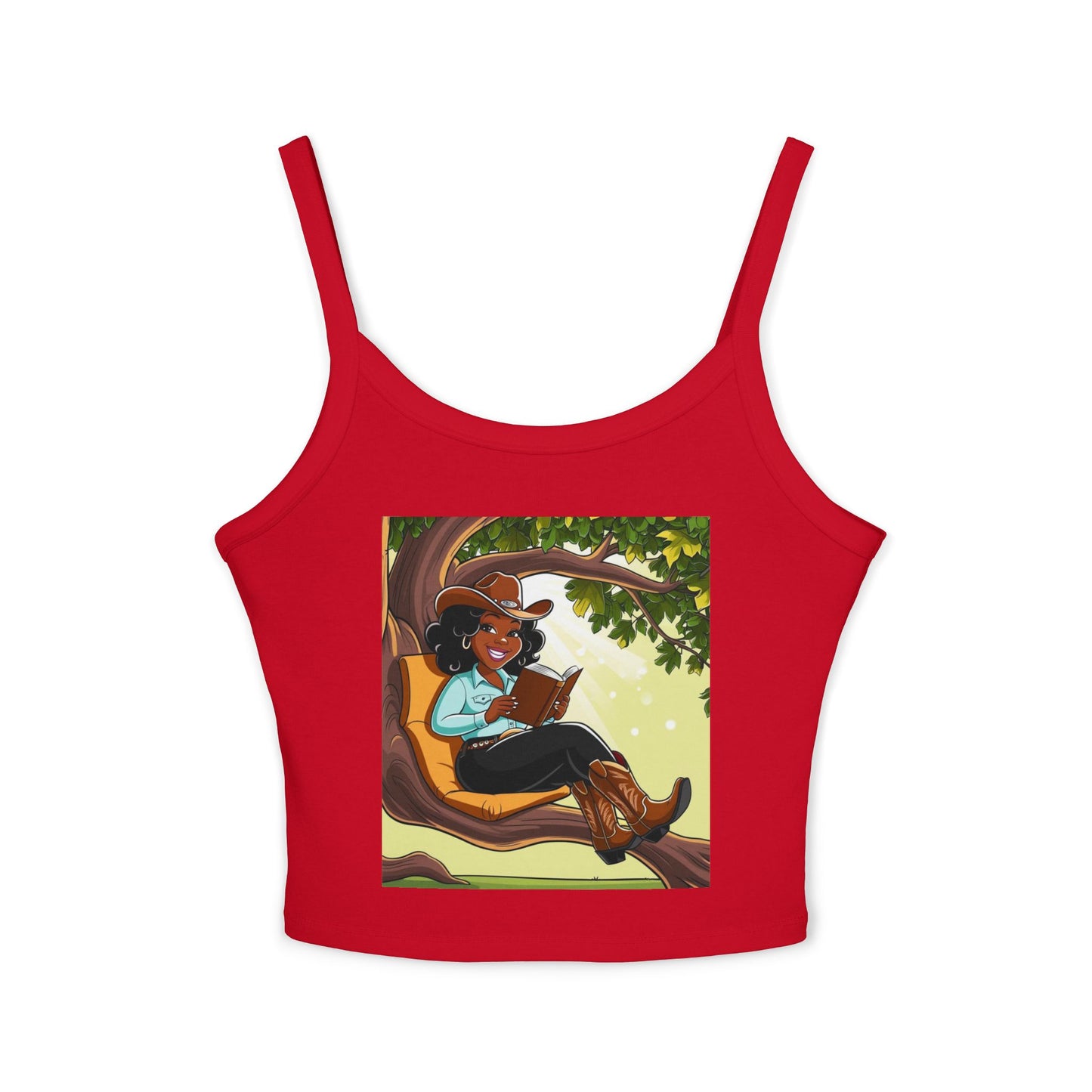 Country Nerdin' Spaghetti Strap Tank Top