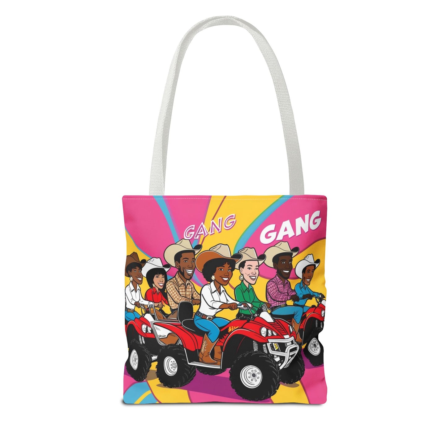 Retro Quad Gang Tote Bag