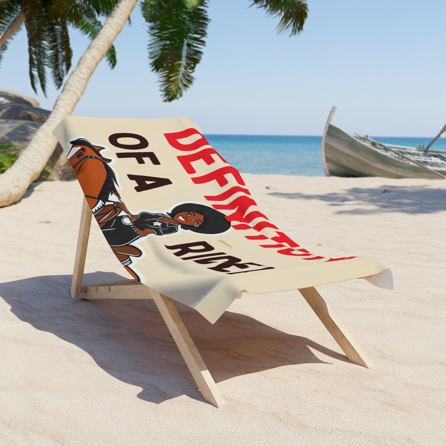 Definition of a Rider Beach Towel