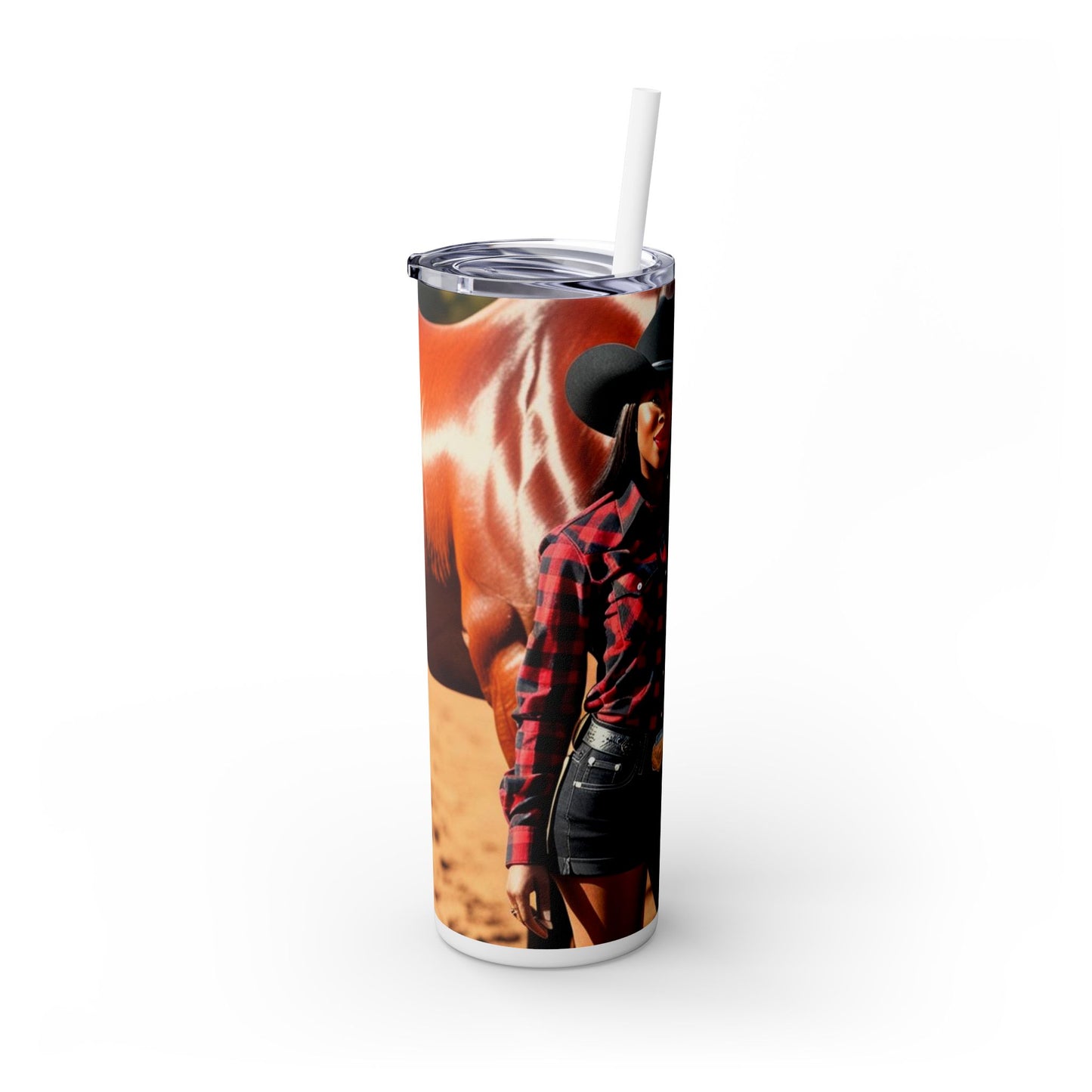 Black Beauty Tumbler with Straw - 20oz