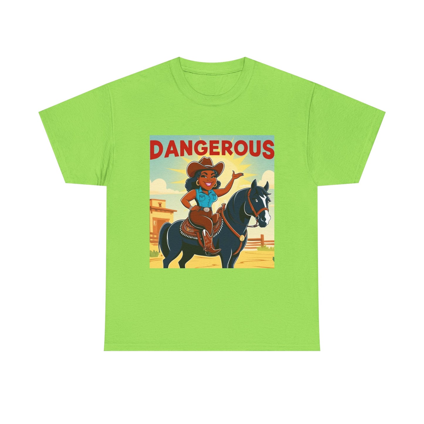 Dangerous Cowgirl 2-More Colors Unisex Cotton Tee
