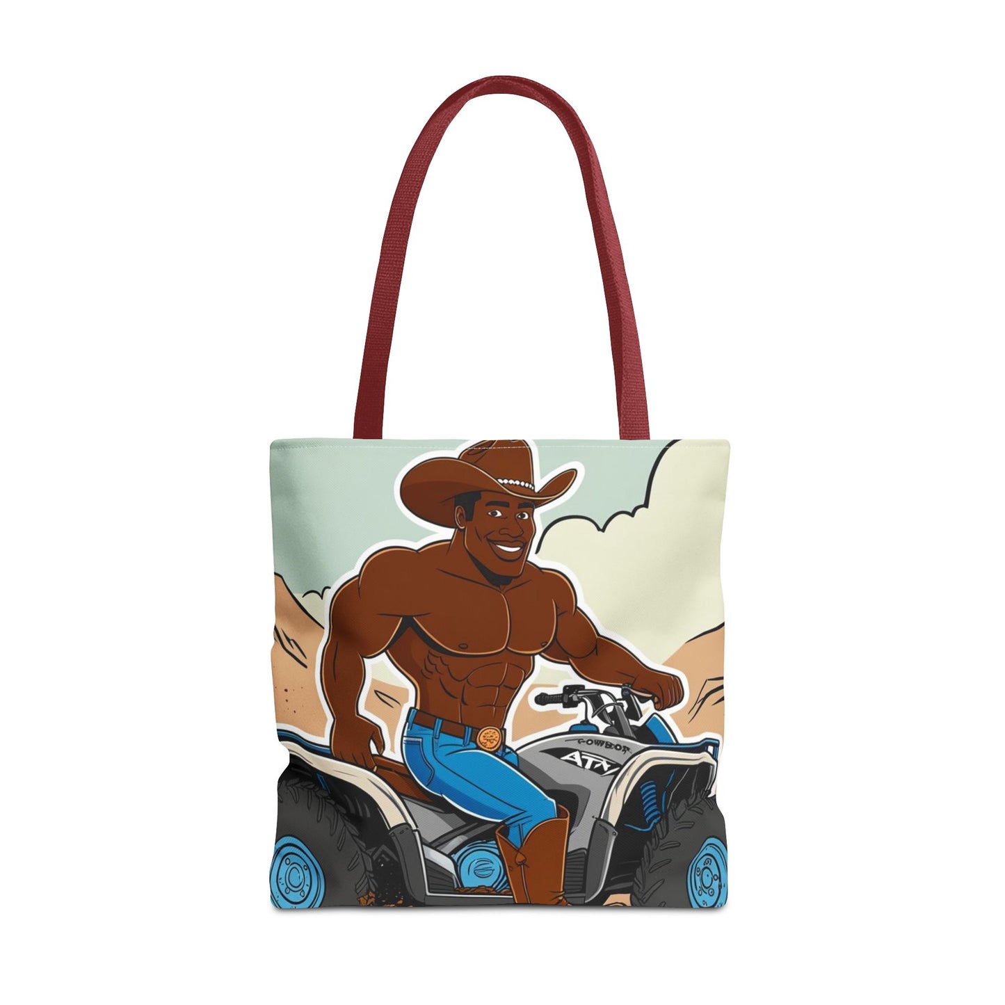 Big Cowboy Adventure Tote Bag