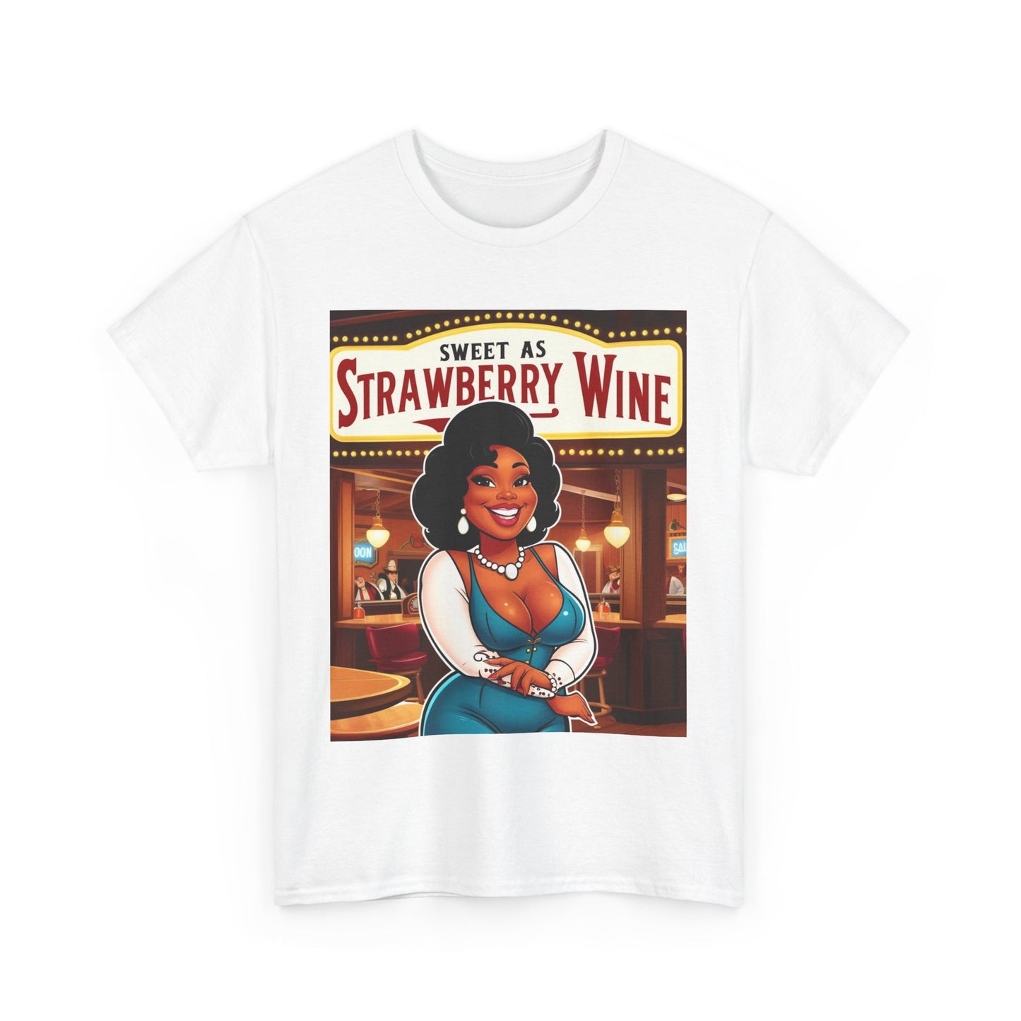 Sweet as Strawberry Wine Unisex Cotton Shirt