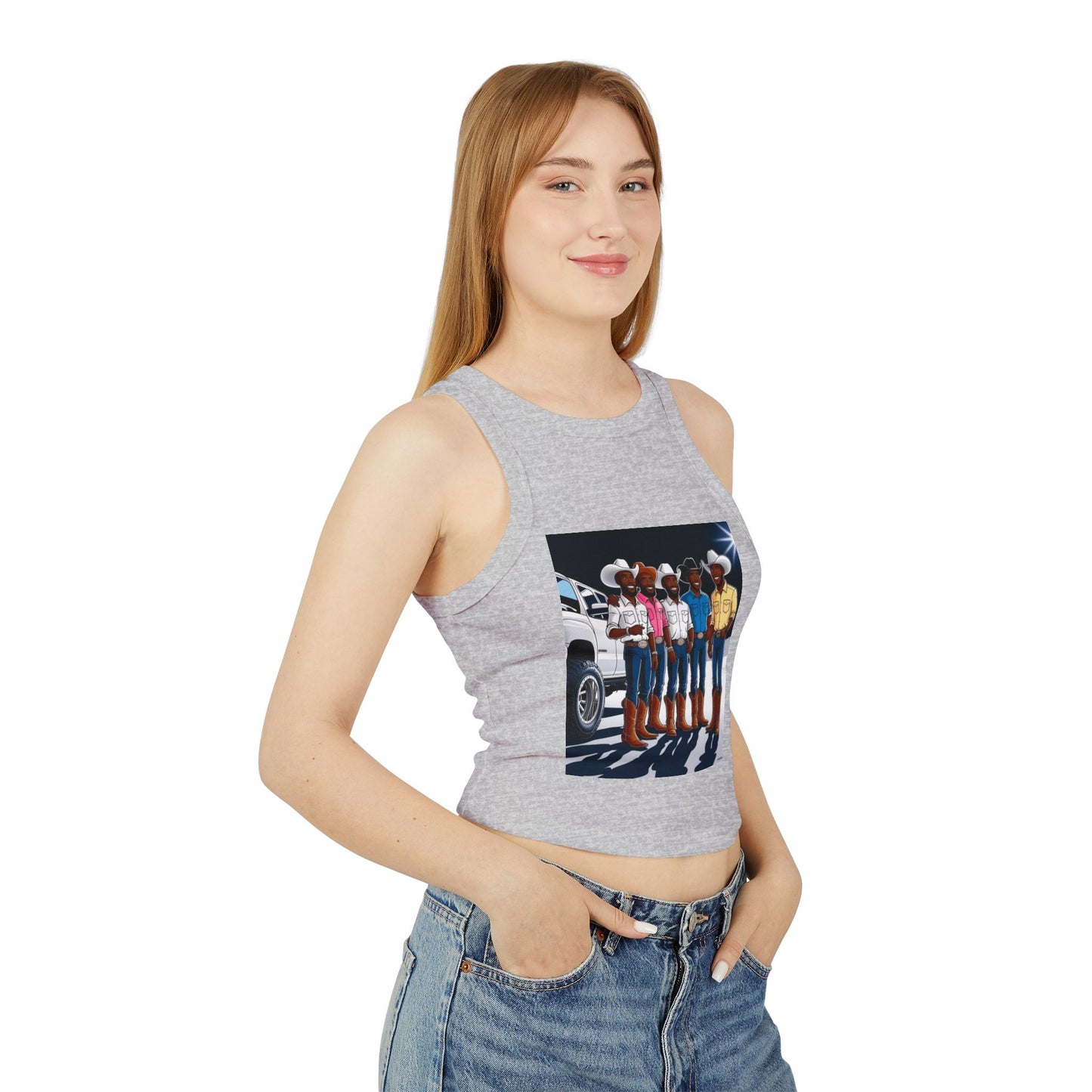 Hangin' Out Women's Micro Rib Racer Tank Top