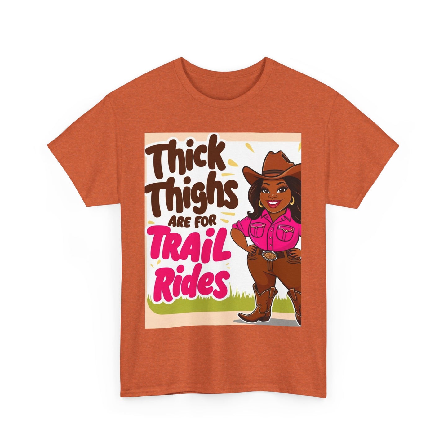 Bright Thick Thighs Unisex Cotton Tee
