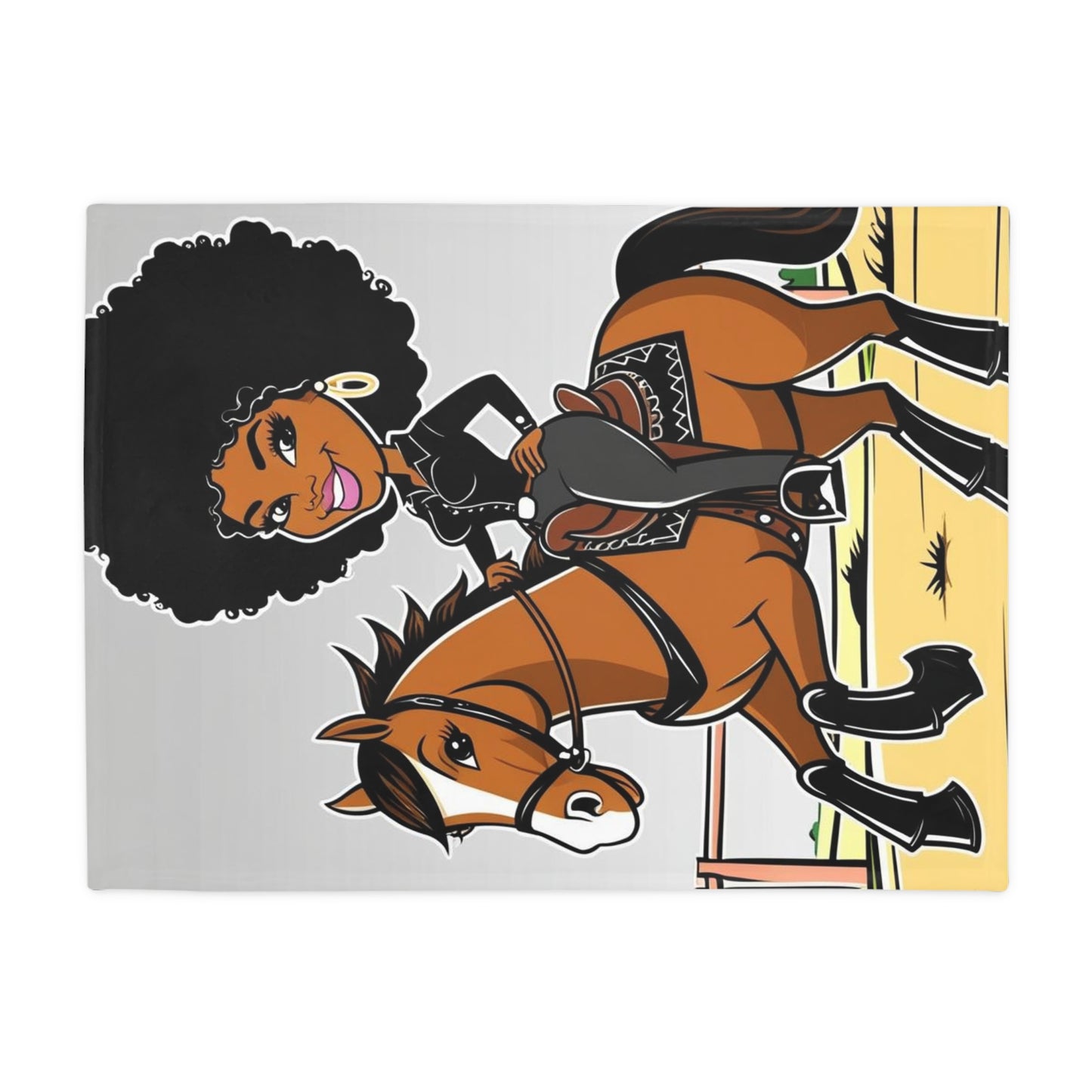 Confident Woman Plush Fleece Blanket