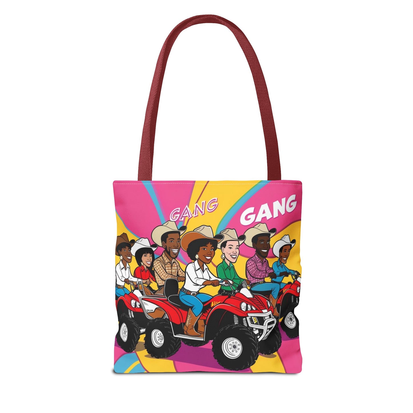 Retro Quad Gang Tote Bag