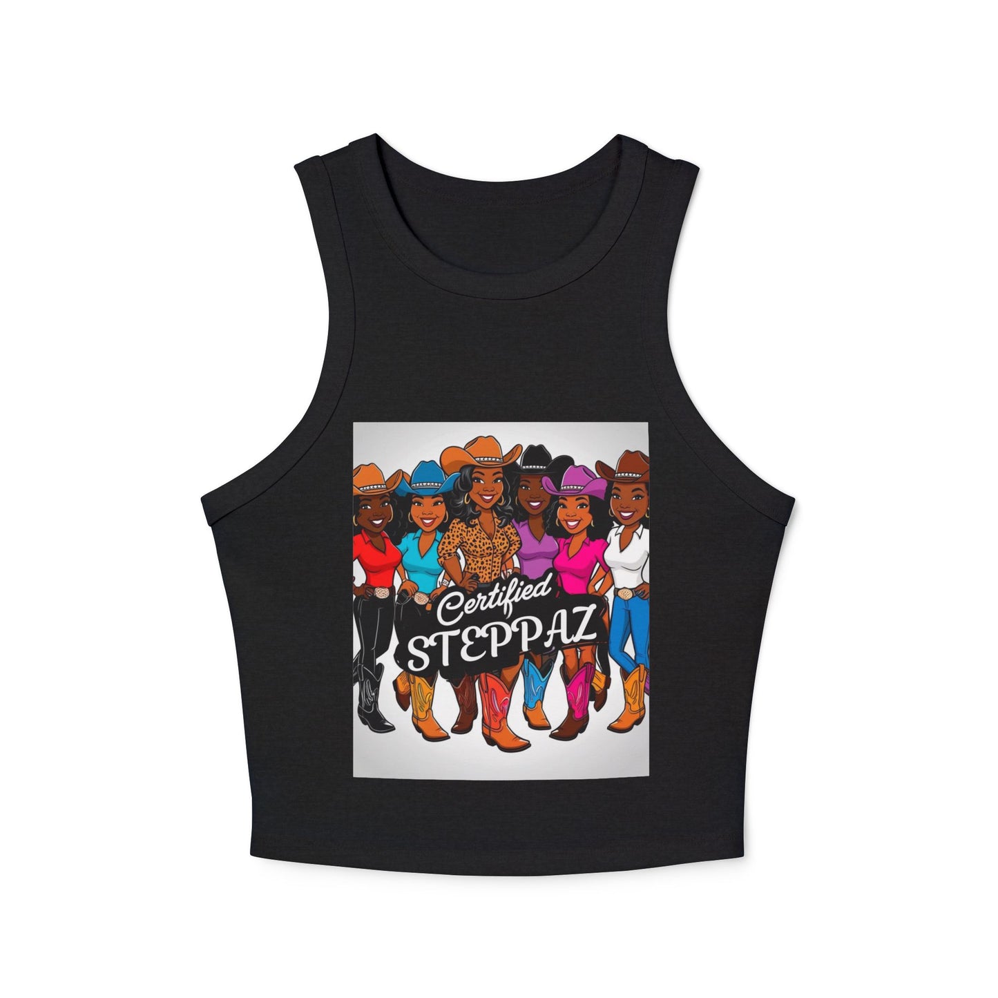 Certified Steppaz Micro Rib Racer Tank Top