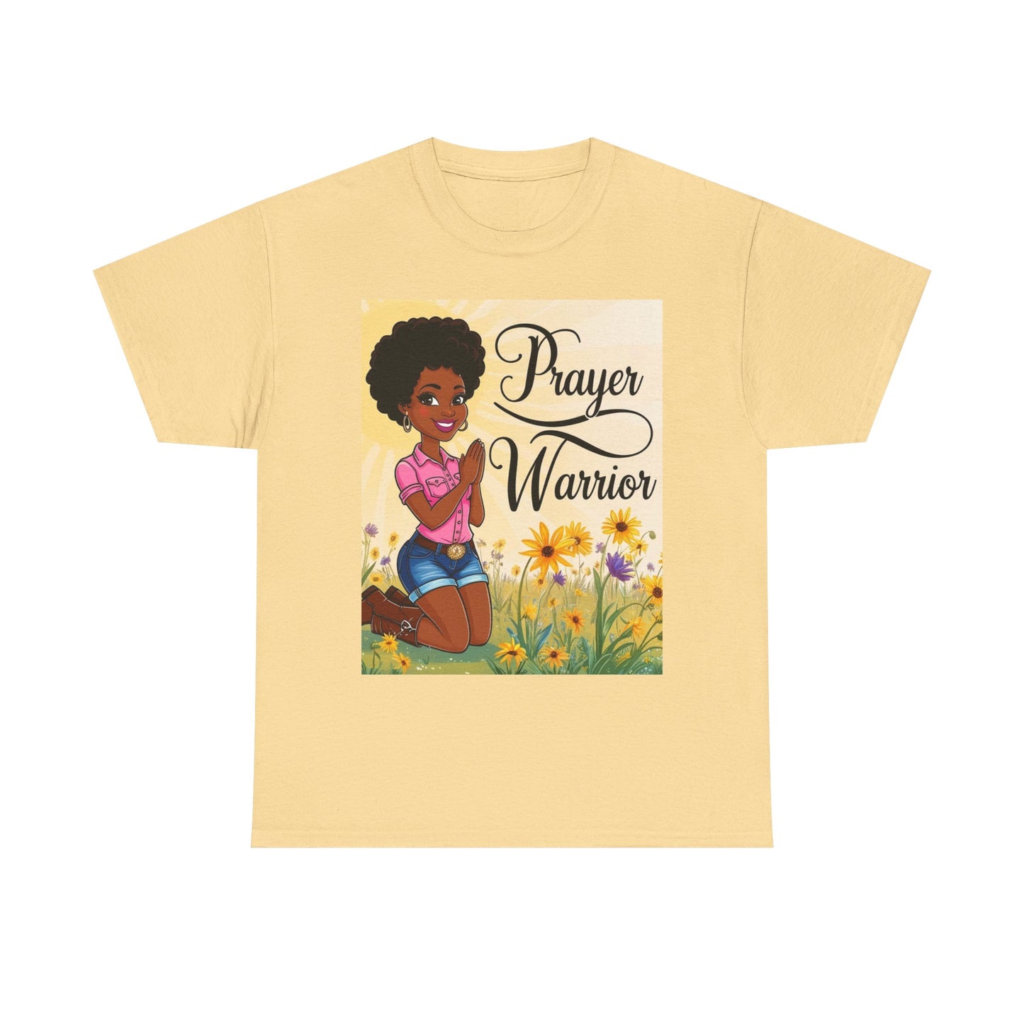 Prayer Warrior Unisex Cotton Tee