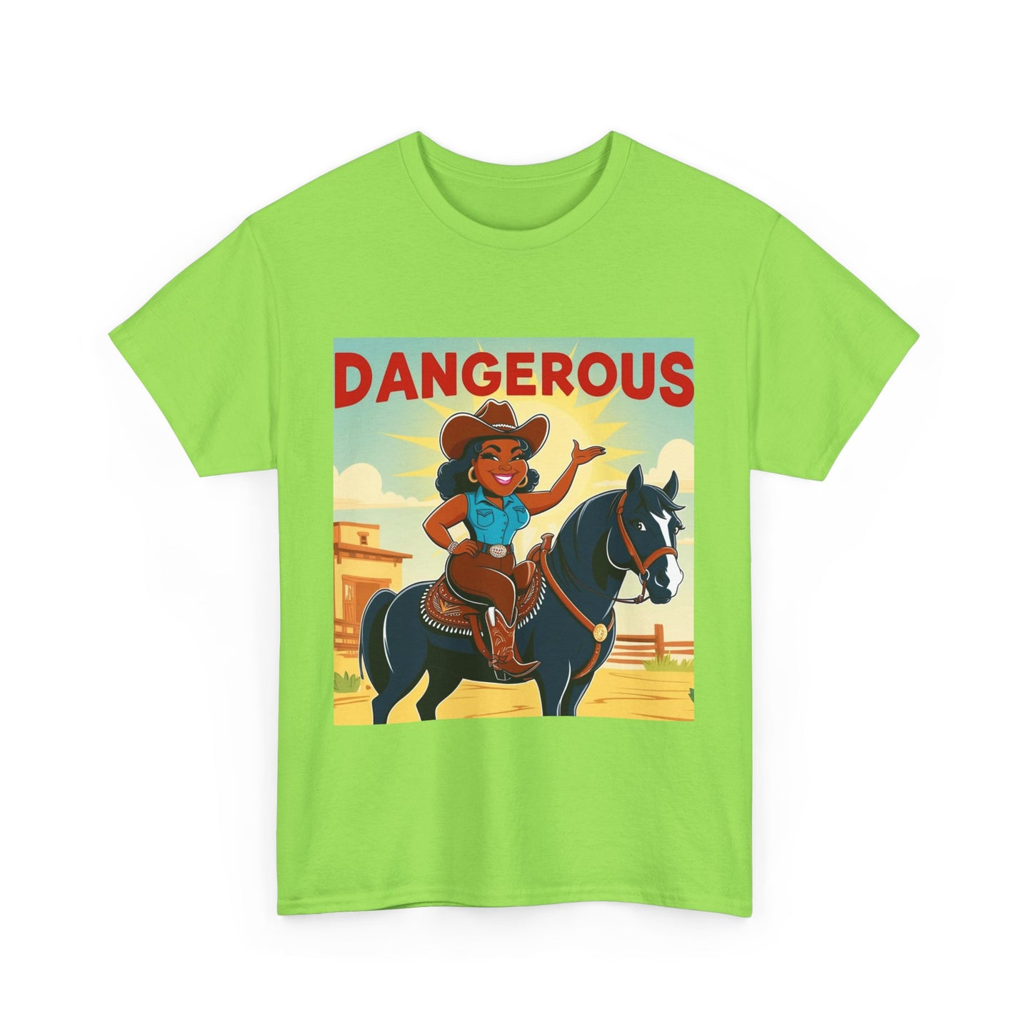 Dangerous Cowgirl 2-More Colors Unisex Cotton Tee