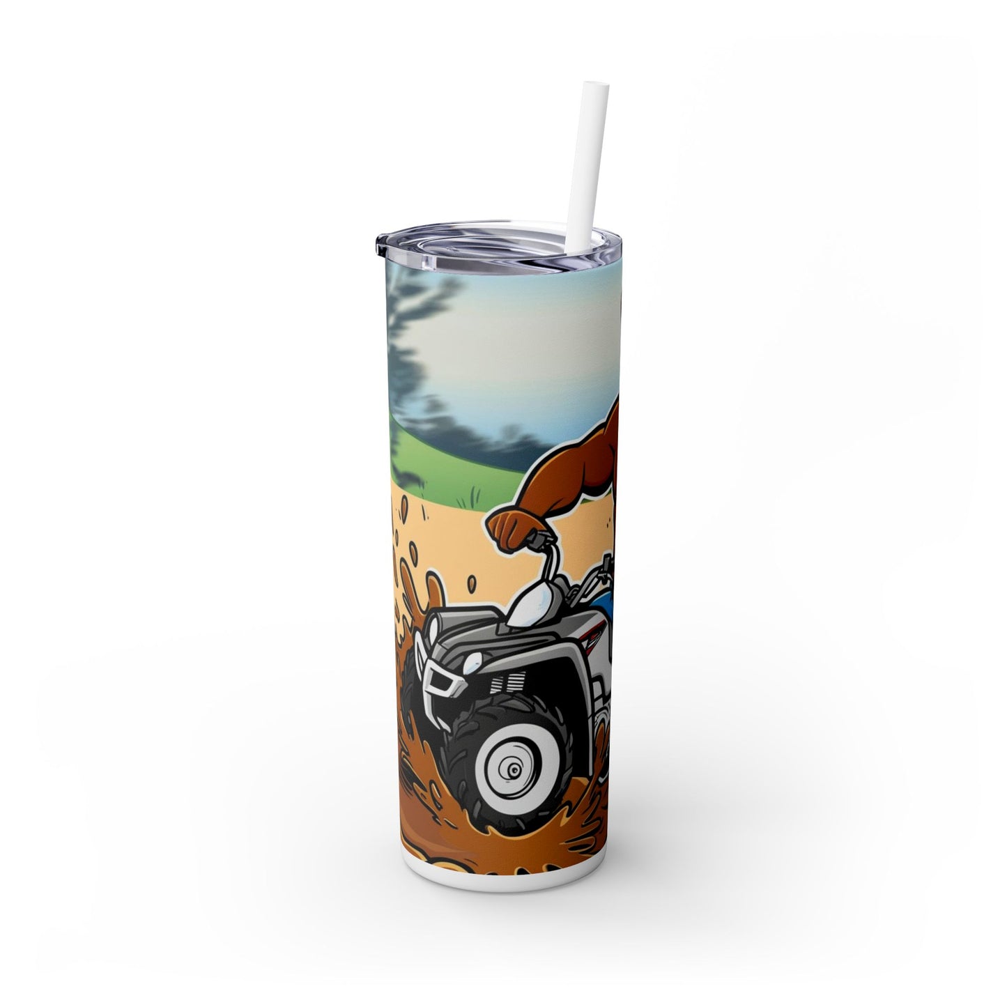 Big Boy Skinny Tumbler with Straw, 20oz
