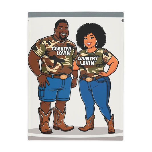 Country Lovin Plush Fleece Blanket