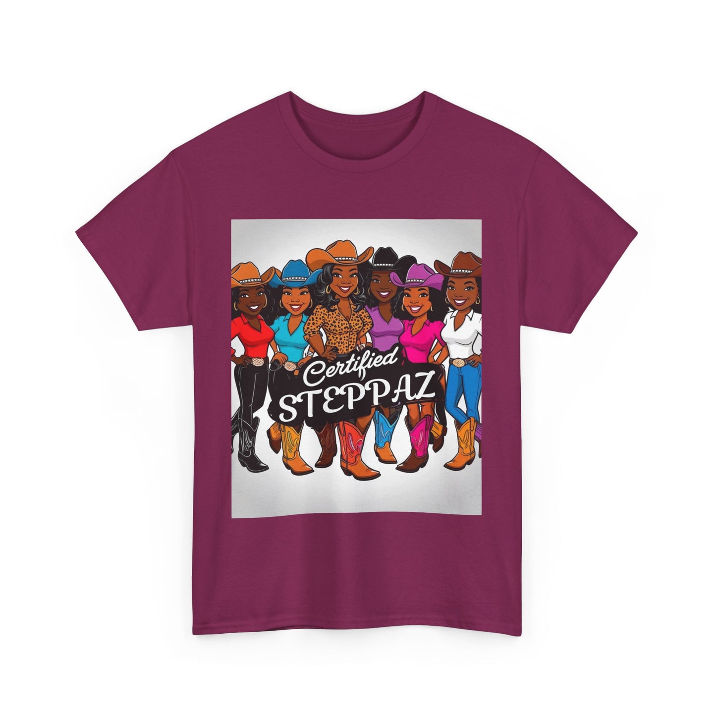 Certified Steppaz Unisex Cotton Tee 3-EVEN More Colors