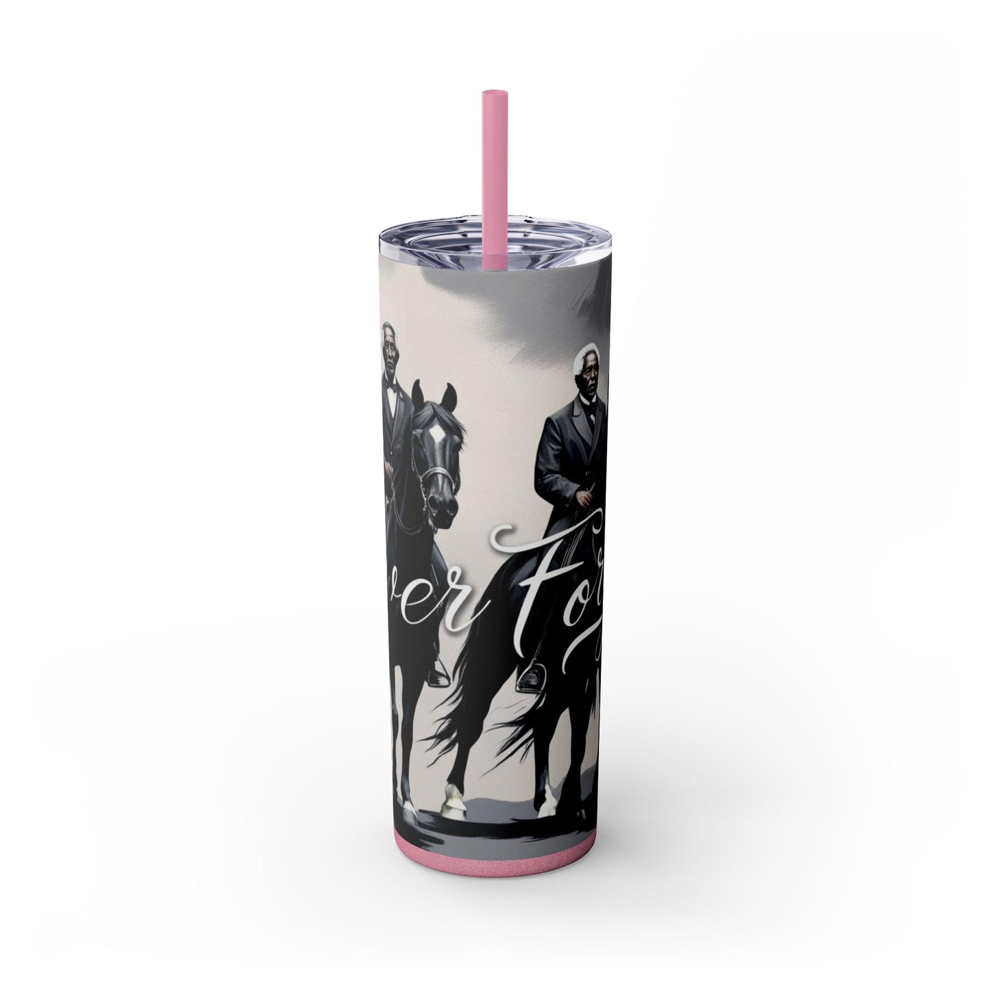 Pay Homage Skinny Tumbler with Straw, 20oz