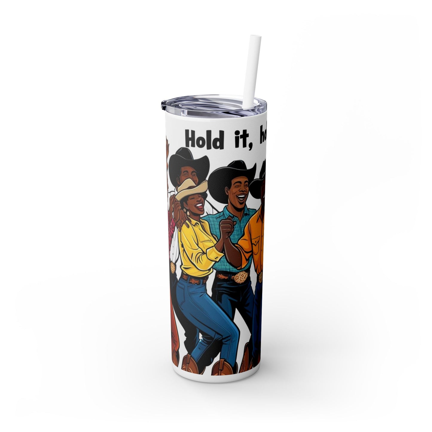 Hold It X4 Skinny Tumbler with Straw - 20oz