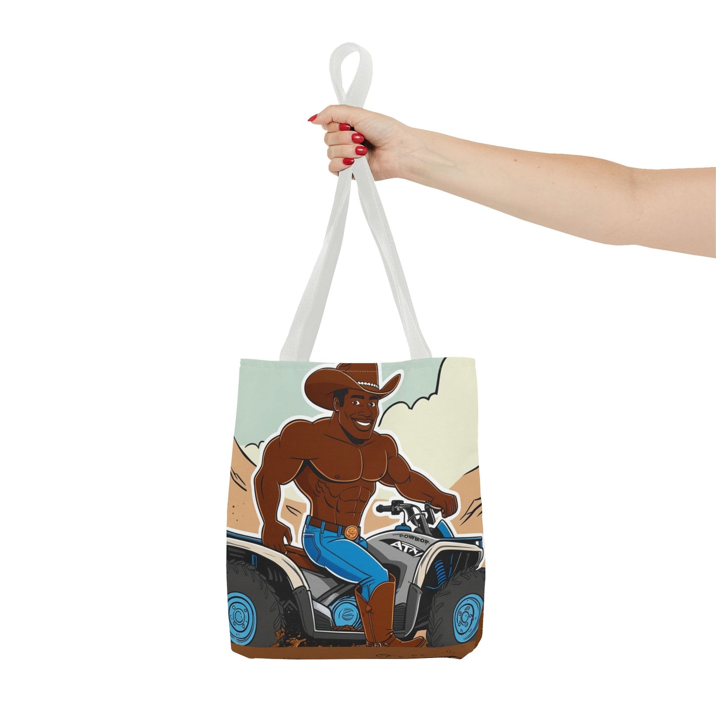 Big Cowboy Adventure Tote Bag