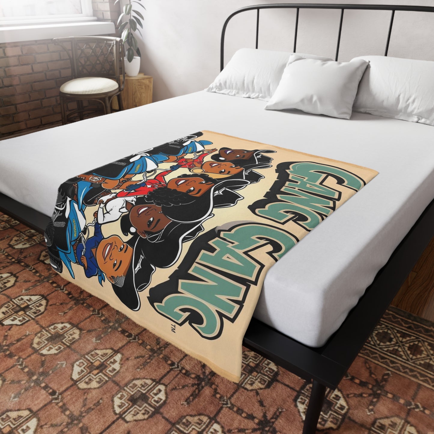 Mixed Gang Plush Fleece Blanket
