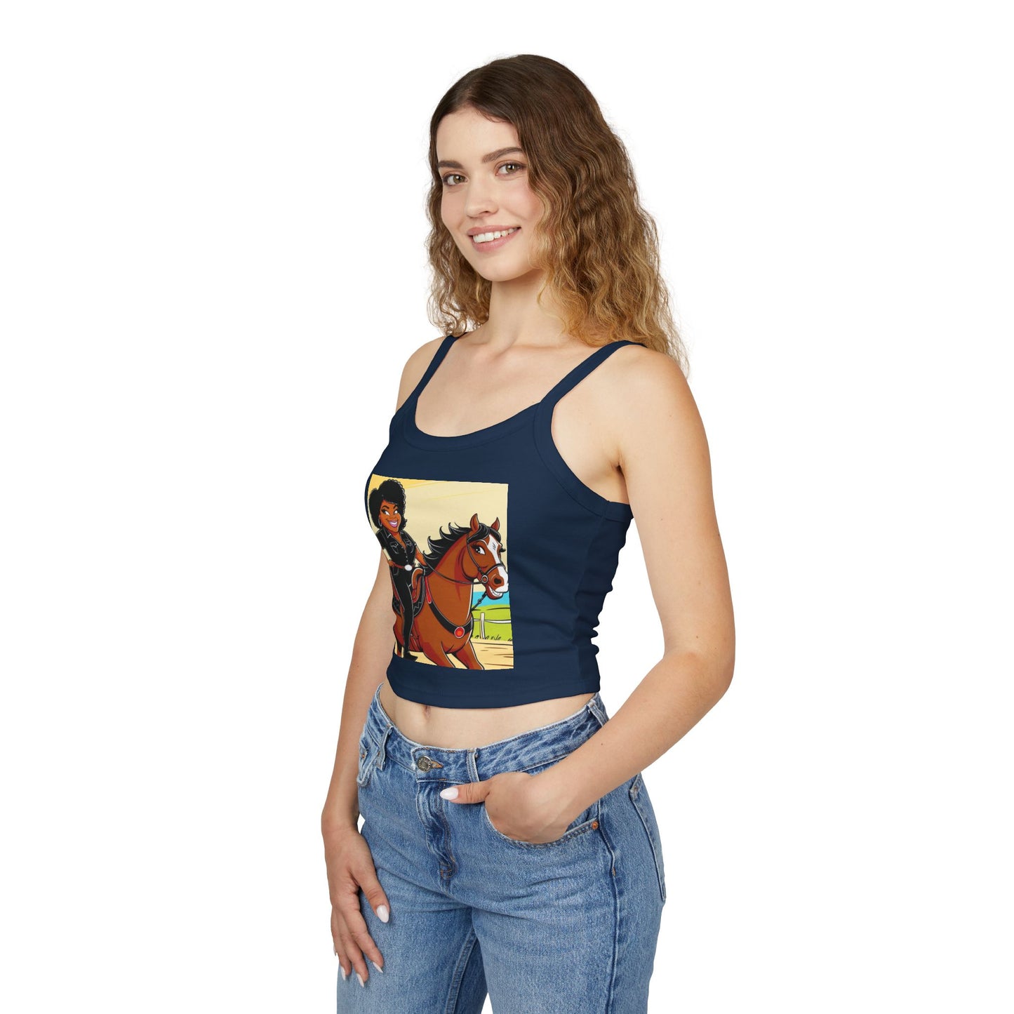 Sittin' Pretty Women's Spaghetti Strap Tank Top