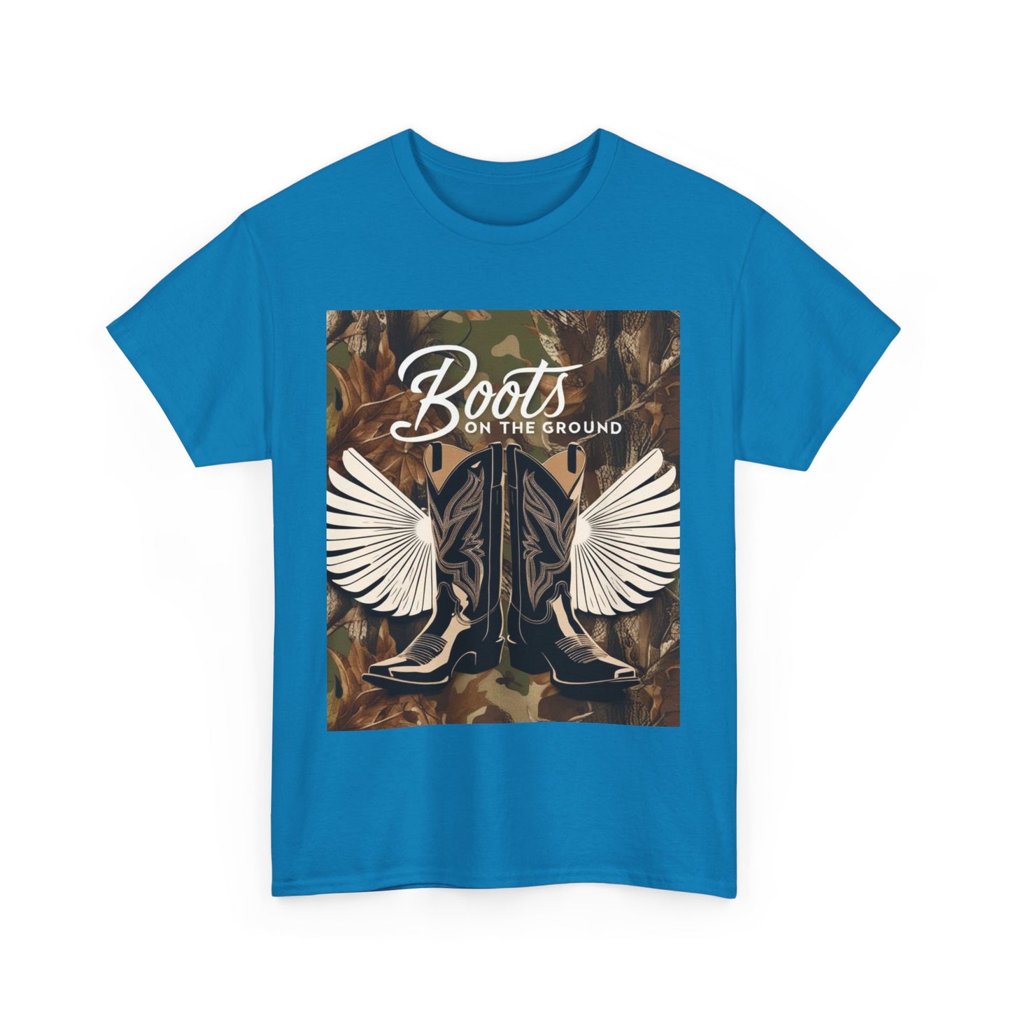 Boots On The Ground Unisex Cotton Tee 2-More Colors