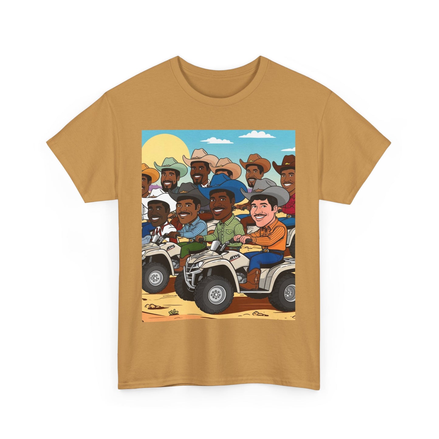 Retro Cowboy Adventure Unisex Cotton Tee