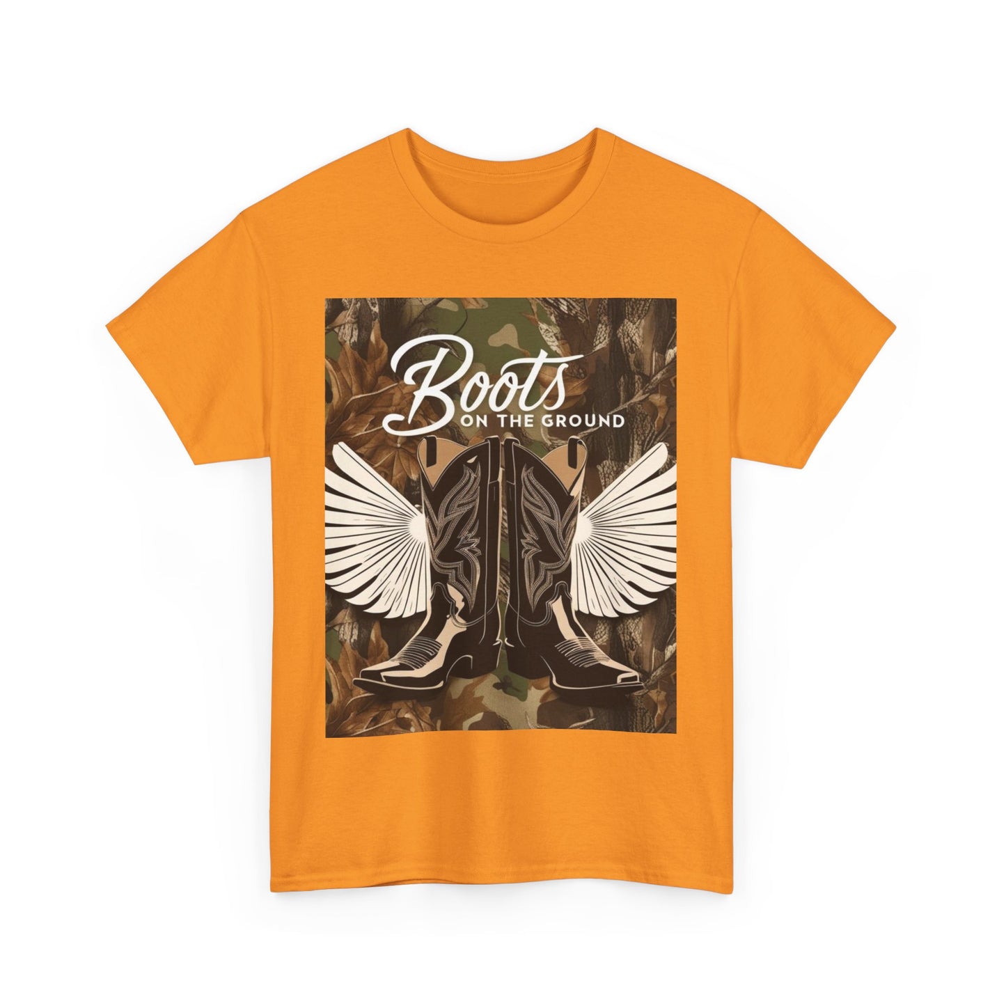 Boots On The Ground Unisex Cotton Tee