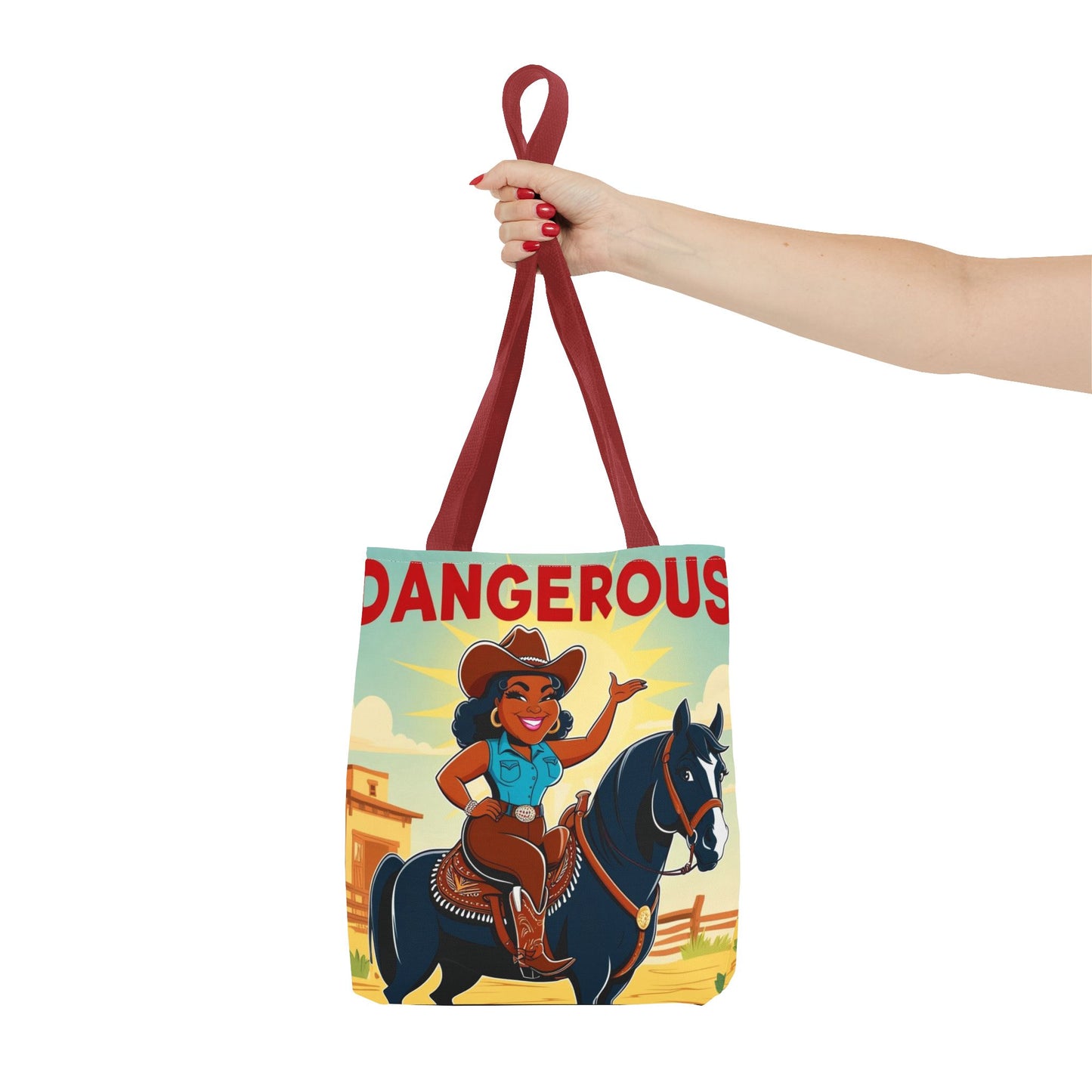 Dangerous Cowgirl Tote Bag